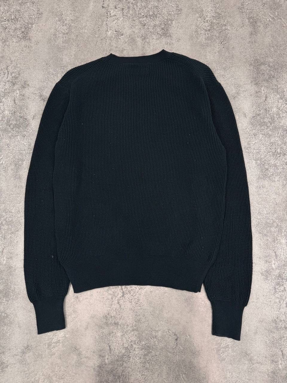 Allsaints AllSaints Men Waffle Knit Sweater Crewneck Navy Size S Size US S / EU 44-46 / 1 - 7 Thumbnail