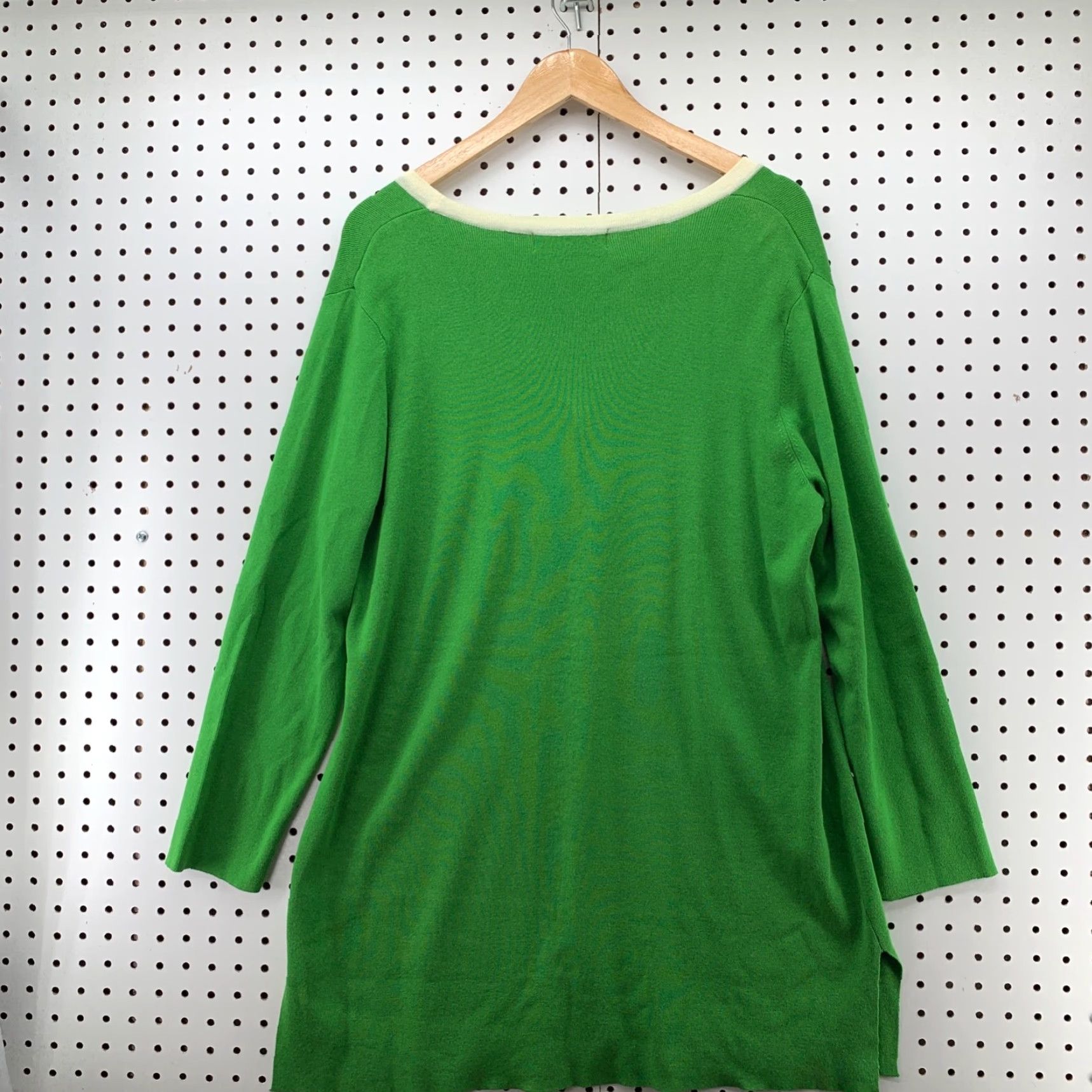Vintage VINTAGE J.G. Hook Cardigan Sweater Womens Plus Size 1X Green Made In Japan | 23x33.5 | Long Sleeve V-Neck Button-Down Knit Acrylic Size XL / US 12-14 / IT 48-50 - 8 Thumbnail