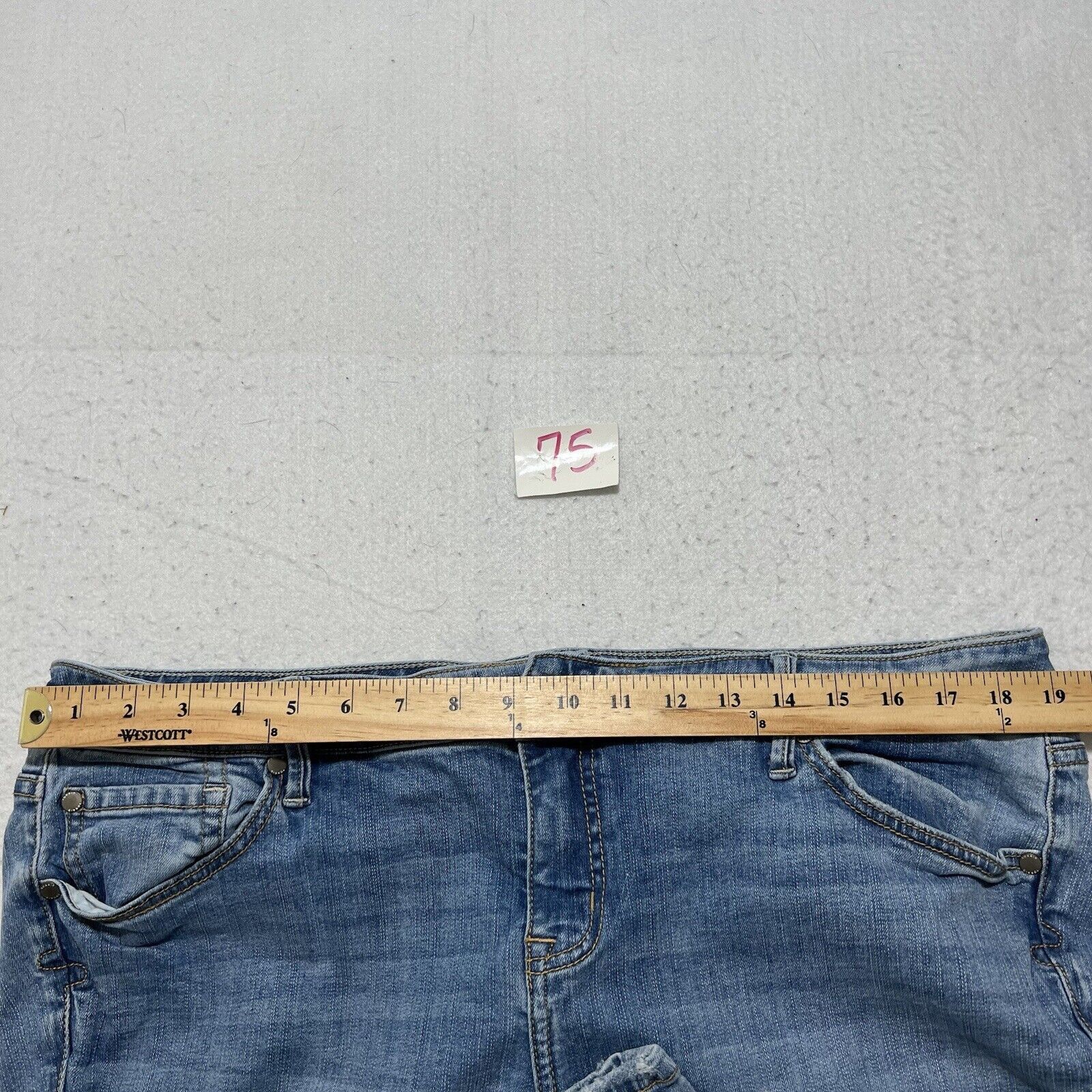 Other Torrid 18 Skinny Denim Stretch Jeans Light Blue Mid Rise Size 40" / US 18 - 9 Thumbnail
