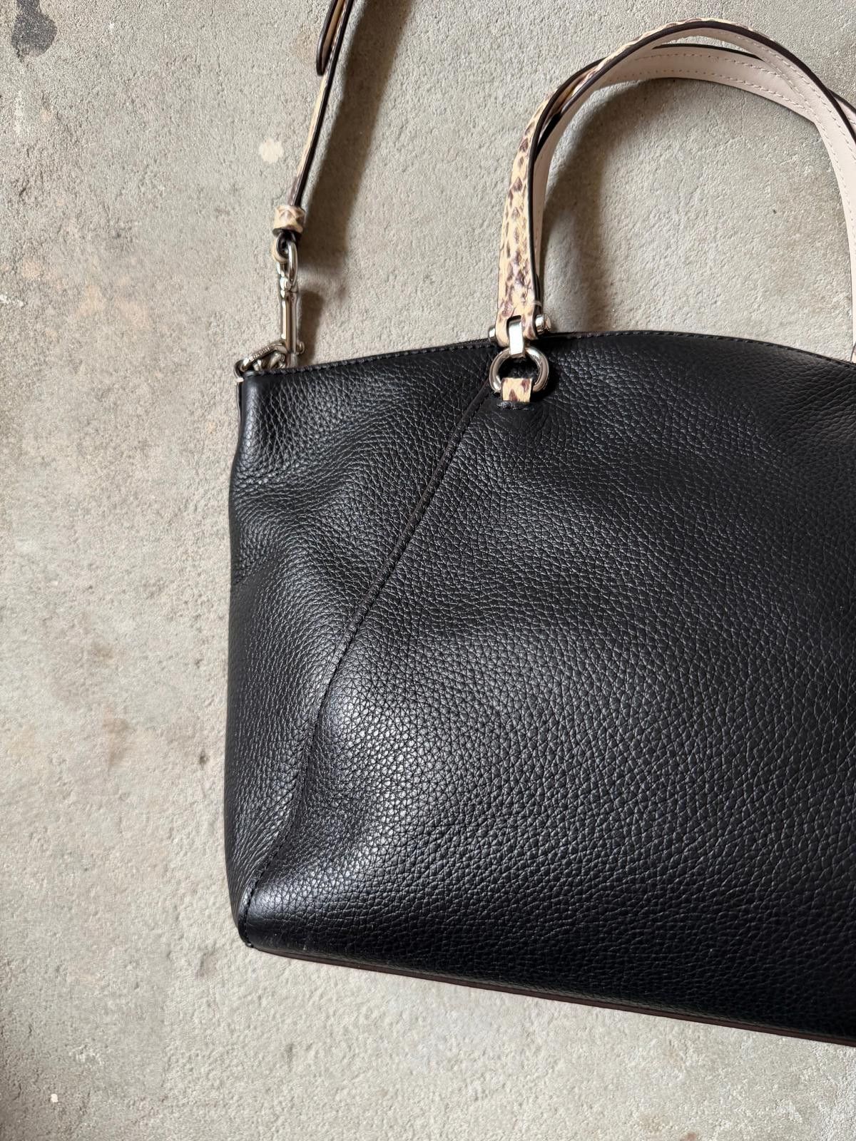 Coach Coach 2Way Leather Praire Shoulder Bag Black Size ONE SIZE - 8 Thumbnail