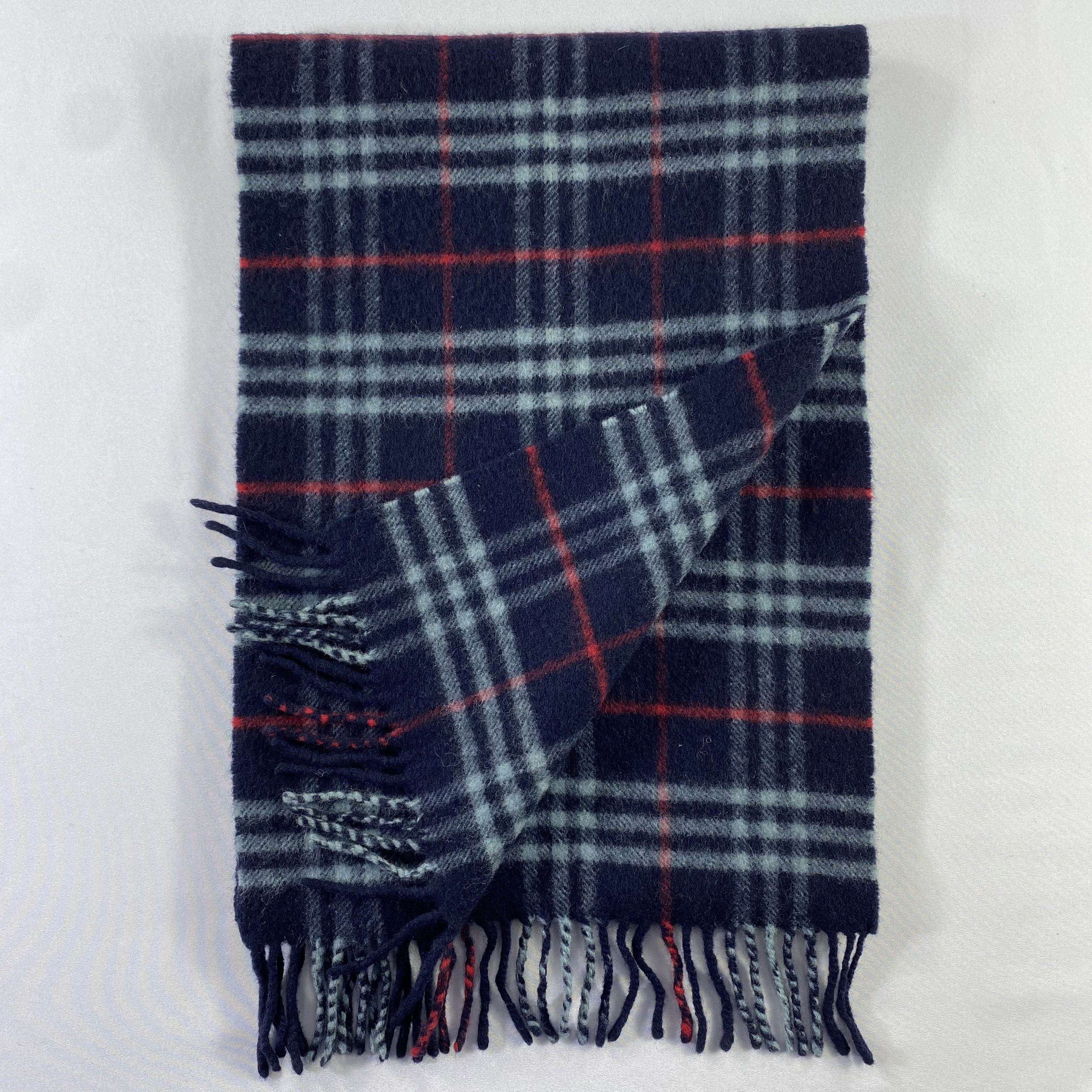 Burberry × Vintage Burberry Scarf Neck Wrap Wool Muffler Size ONE SIZE - 4 Thumbnail