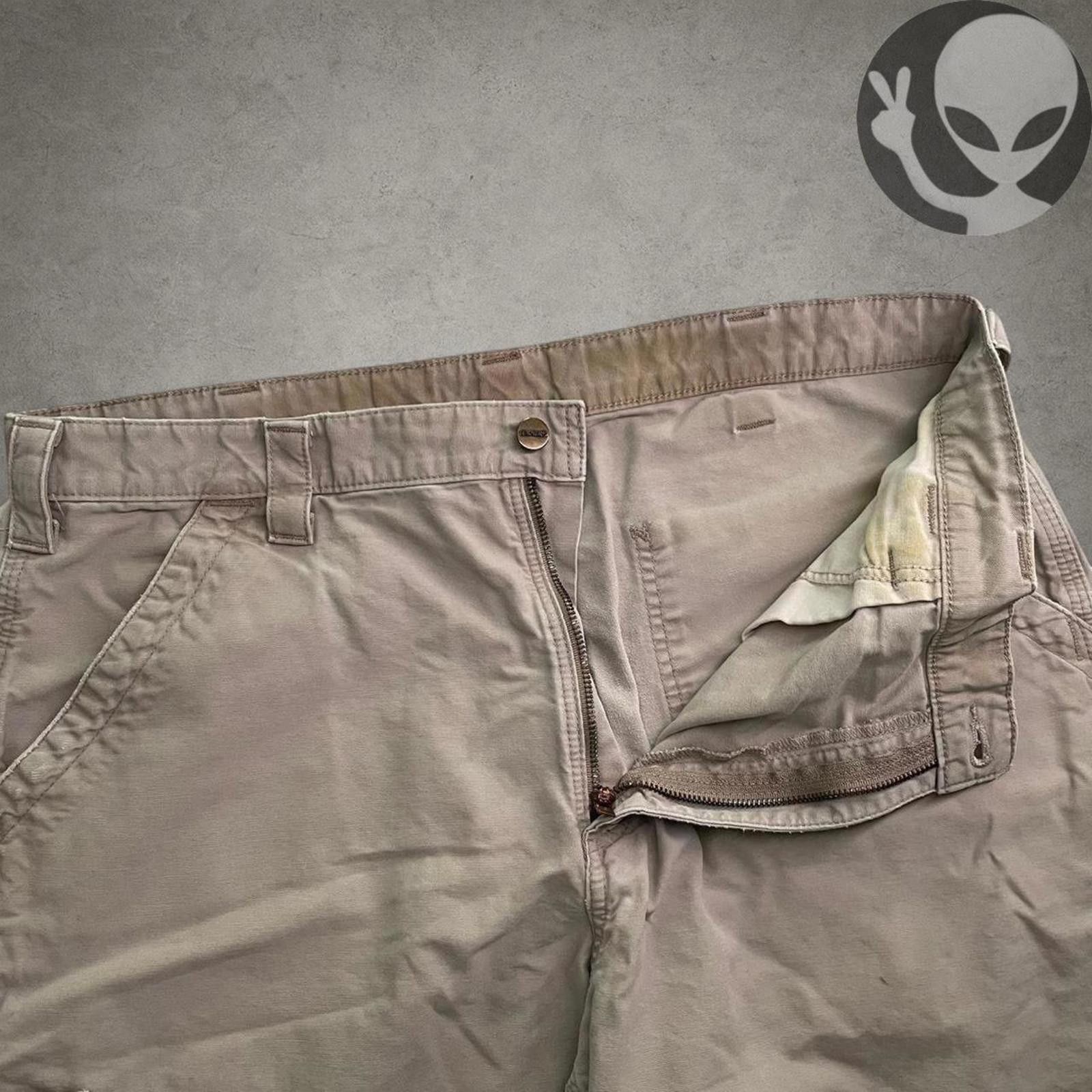 Carhartt Carhartt Carpenter Shorts 38 Khaki Casual Workwear Size US 38 / EU 54 - 7 Thumbnail