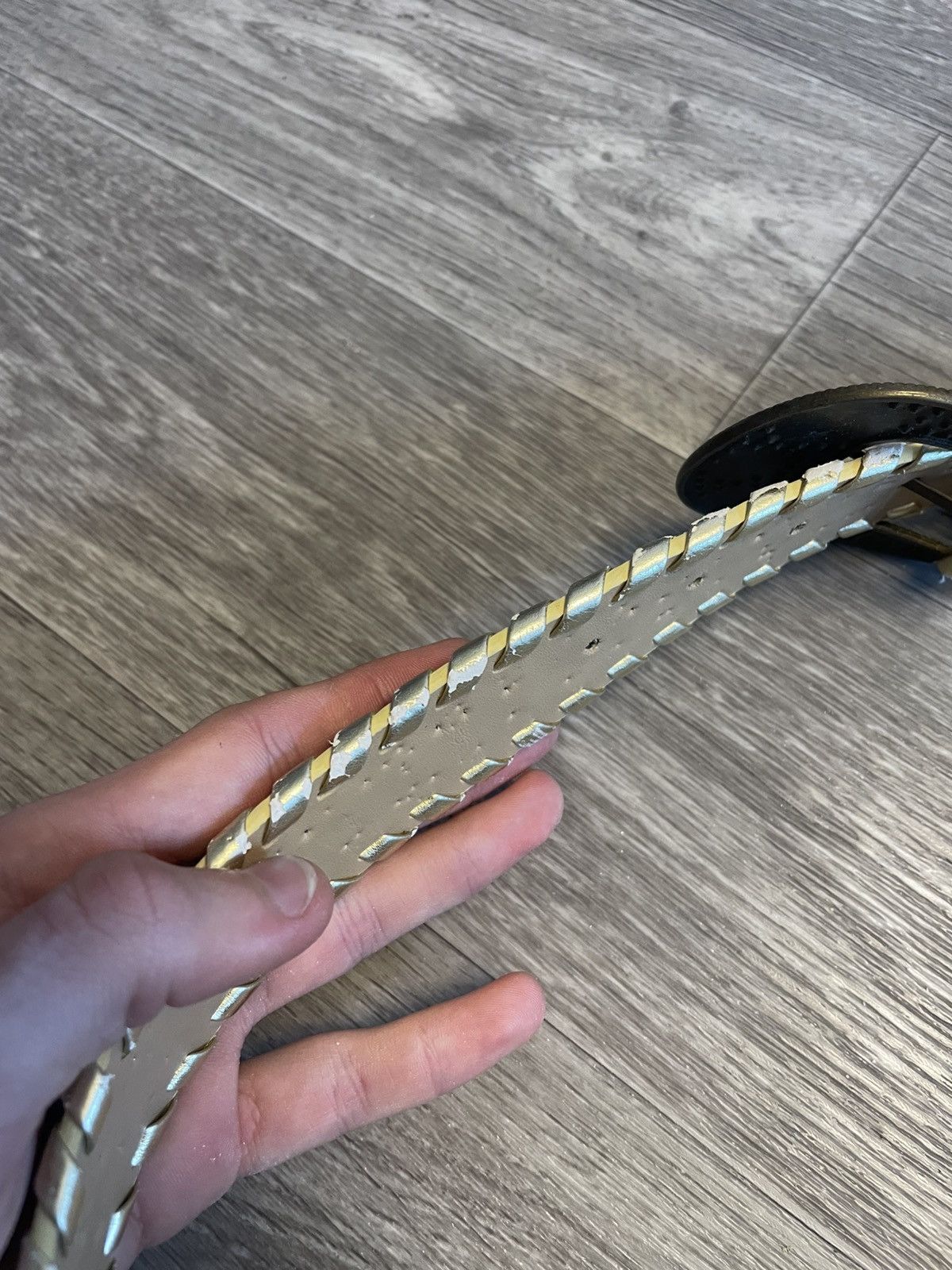 Other Vintage Gold Studded Belt With Stones Y2K Size ONE SIZE - 11 Thumbnail