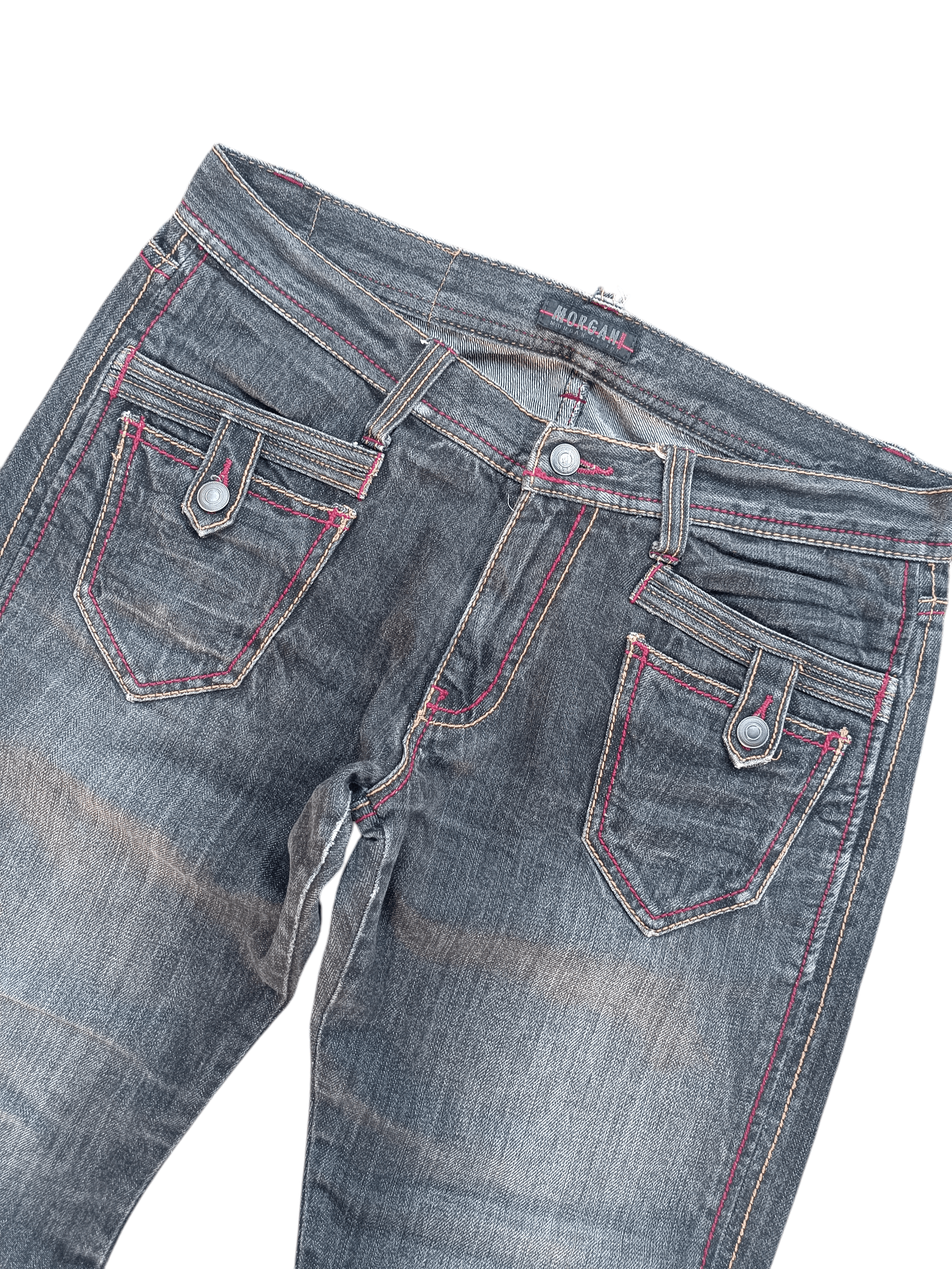 Japanese Brand × Morgan Homme RARE 💥 MORGAN HOMME ANKLE BUTTON JEANS E205 Size US 34 / EU 50 - 10 Thumbnail