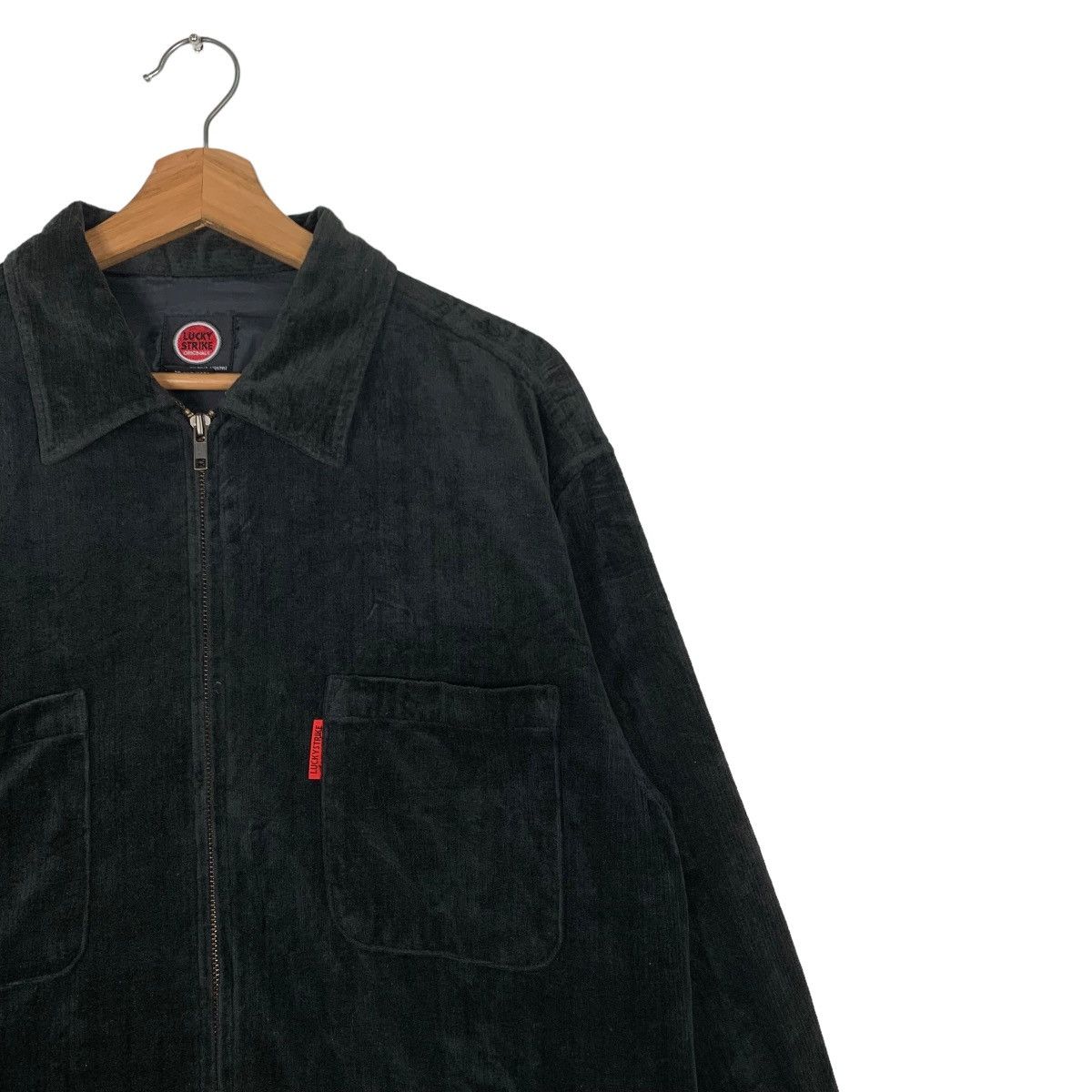 Japanese Brand LUCKY STRIKE Collared Velvet Jacket #0238-C11 Size US M / EU 48-50 / 2 - 6 Thumbnail