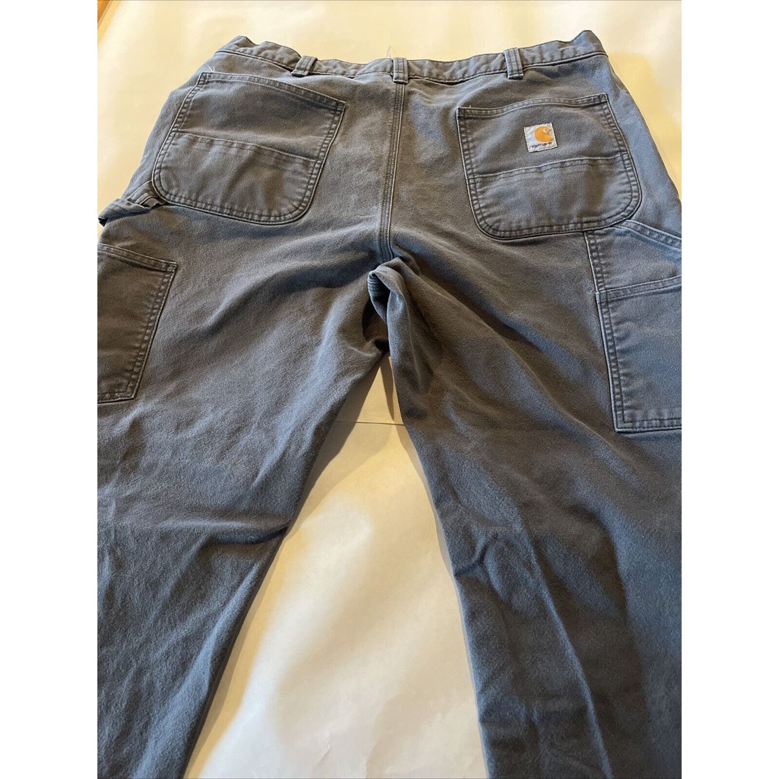Carhartt Carhartt 36x29 Duck Canvas Double Knee Workwear Gray Pants Size US 36 / EU 52 - 13 Thumbnail