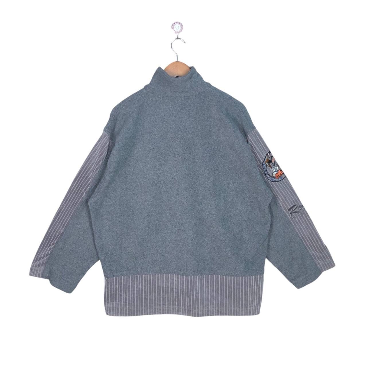 Vintage Vintage 90s Looney Tunes Bugs Bunny Rabbit Fleece Sweater Size US L / EU 52-54 / 3 - 2 Thumbnail