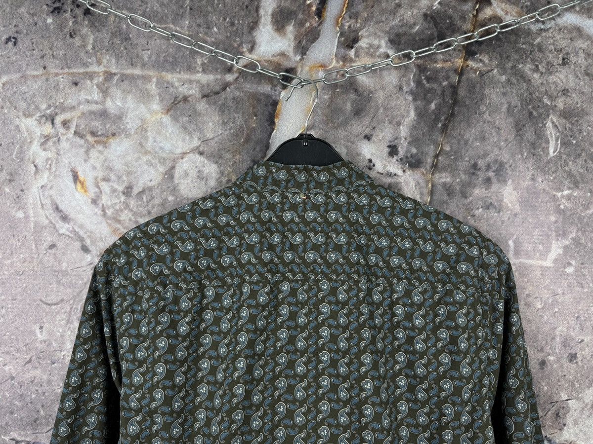 Pretty Green Pretty Green Paisley Print Button Up Shirt Green Long Sleeve Size US M / EU 48-50 / 2 - 12 Thumbnail