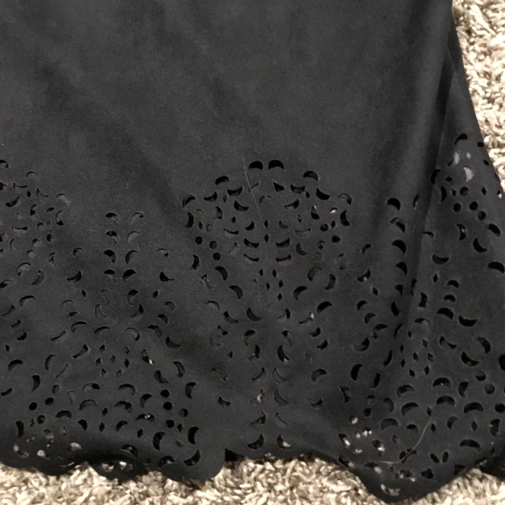 Vintage Womens S Black Blouse Short Sleeve L & B Velvet Polyester Button Nwt Casual Basic Solid Nwt A23 Size S / US 4 / IT 40 - 2 Thumbnail