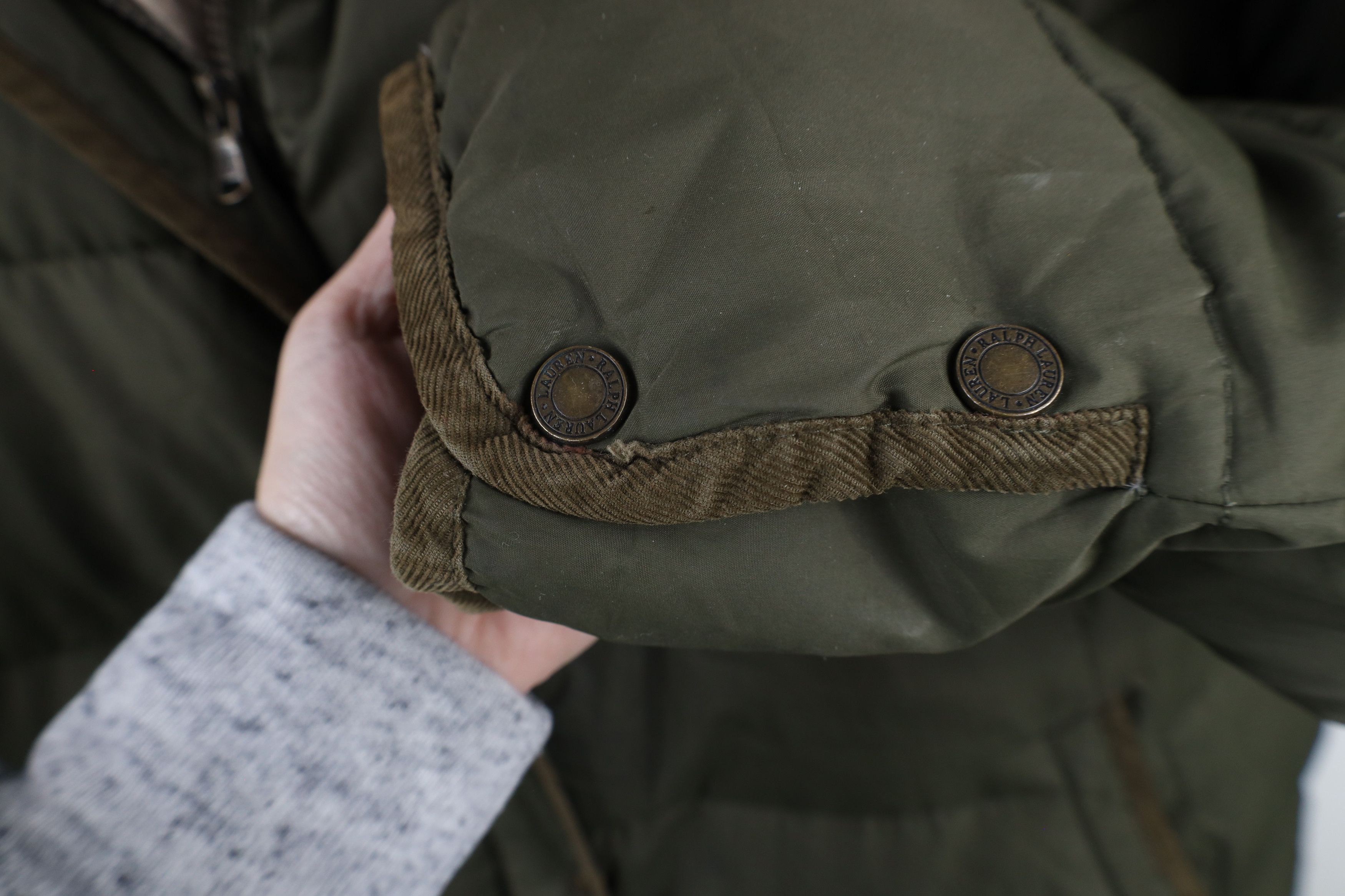 Ralph Lauren × Vintage Vintage 90s Ralph Lauren Fur Trim Down Hooded Puffer Jacket Size 3XL / US 20-22 - 6 Thumbnail