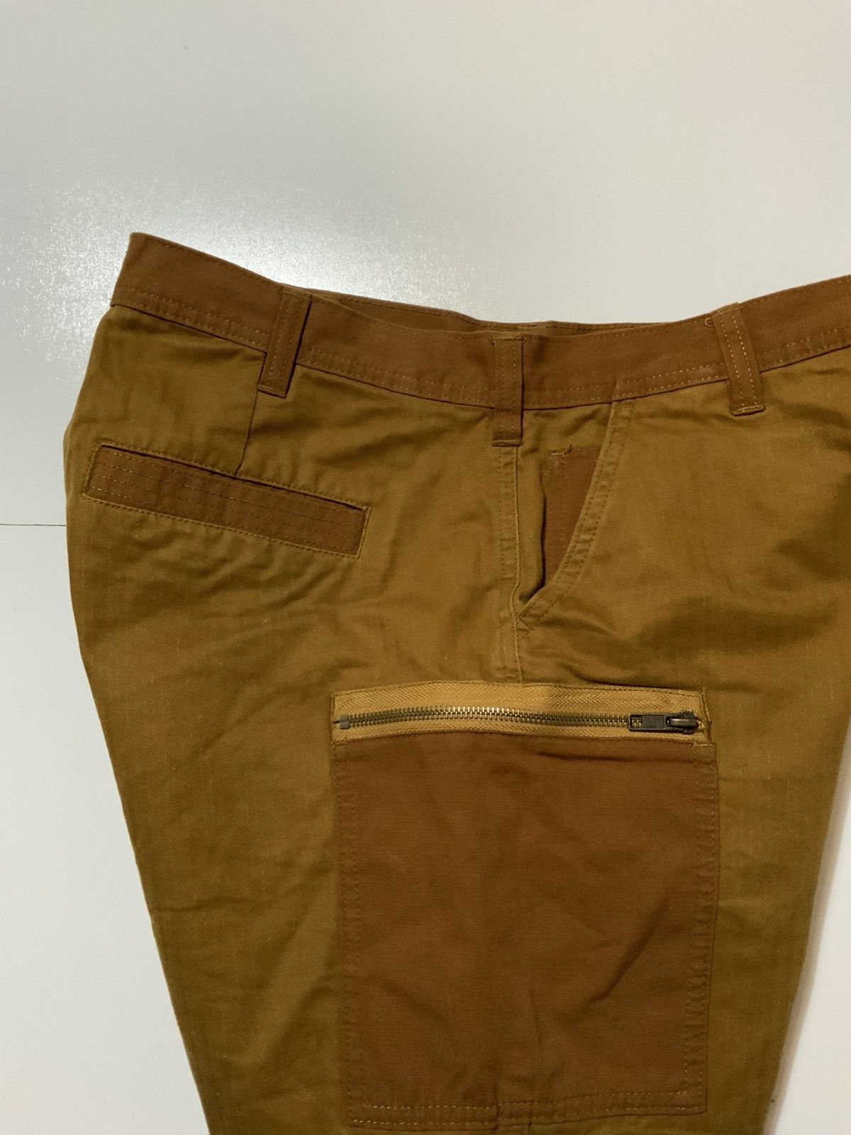 Bdg × Urban Outfitters BDG Herringbone Twill HBT Stripe Cargo Utility Shorts Size US 32 / EU 48 - 7 Thumbnail