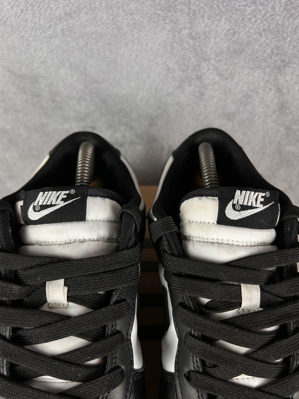 Nike Nike Dunk Low Retro Panda sneakers white black leather Size US 8 / EU 41 - 7 Thumbnail