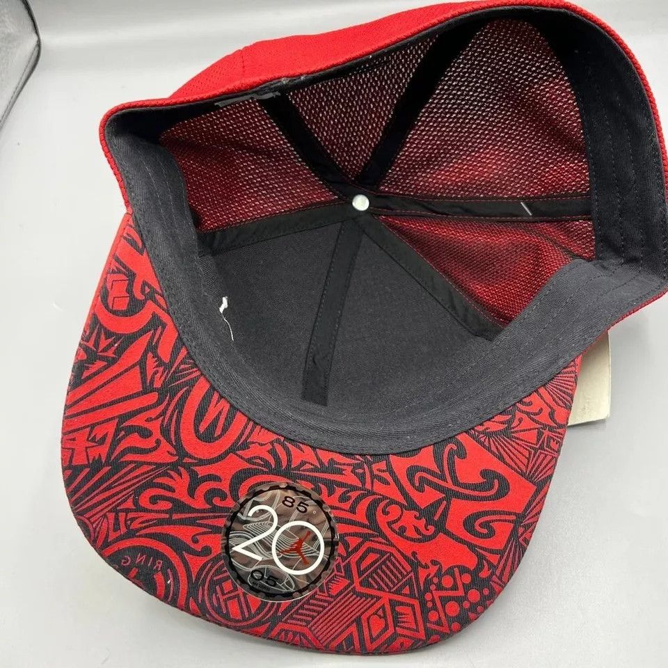 Jordan Brand Air Jordan Hat Men 7 5/8 20th Anniversary Tribal Fitted Cap Size ONE SIZE - 8 Thumbnail