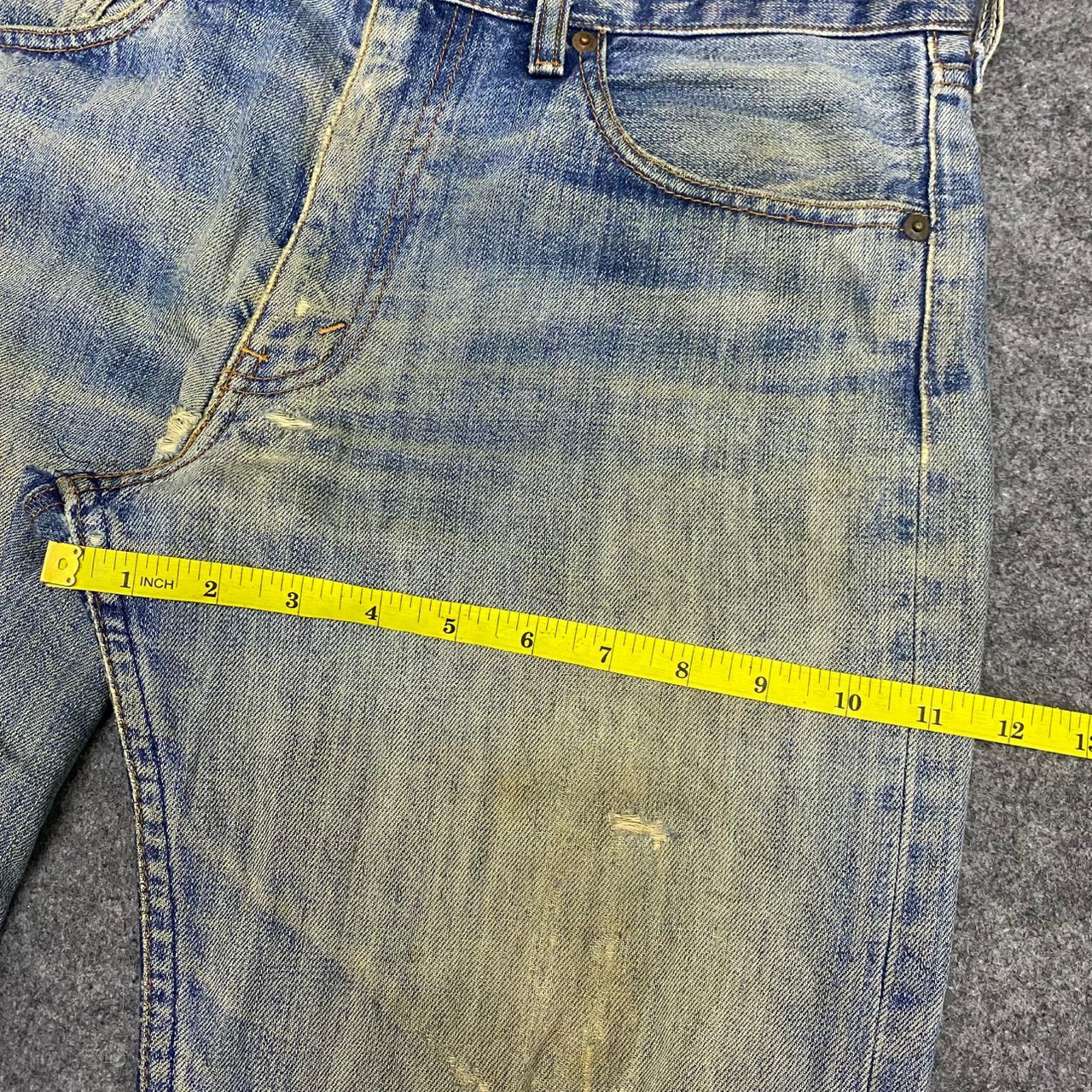 Levi's Vintage Levis 505 Distressed Denim Jeans Size US 33 - 4 Thumbnail