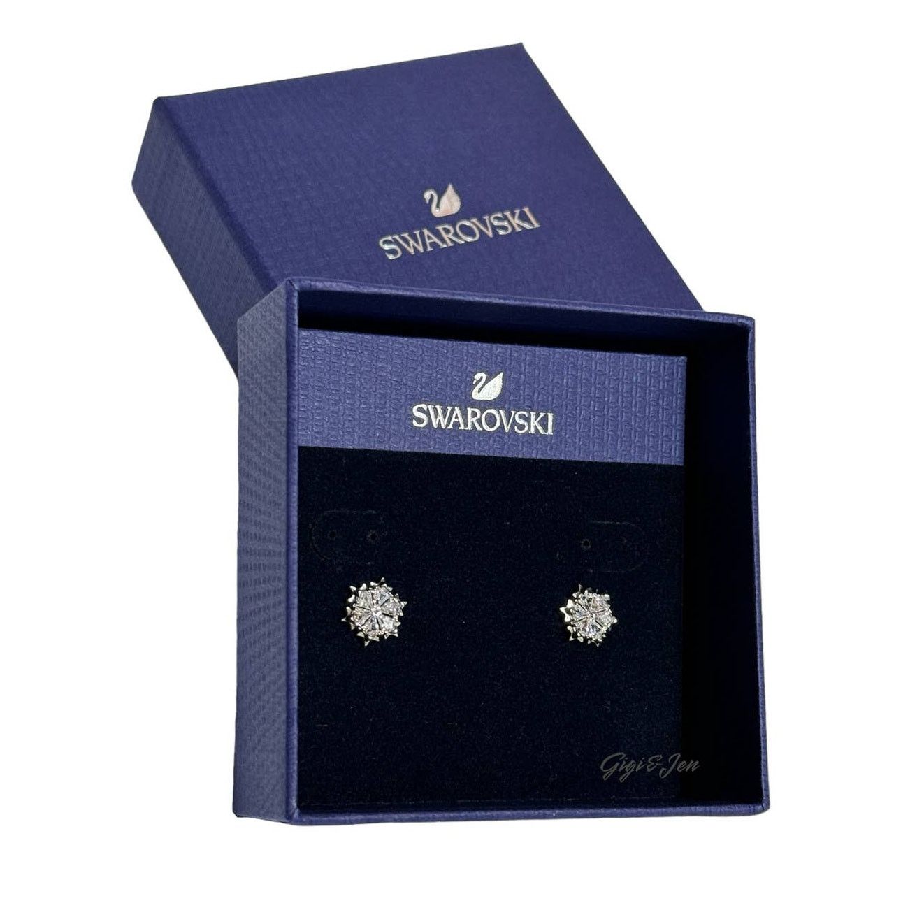Swarovski Swarovski Magic stud earrings Snowflake, White Size ONE SIZE - 3 Thumbnail