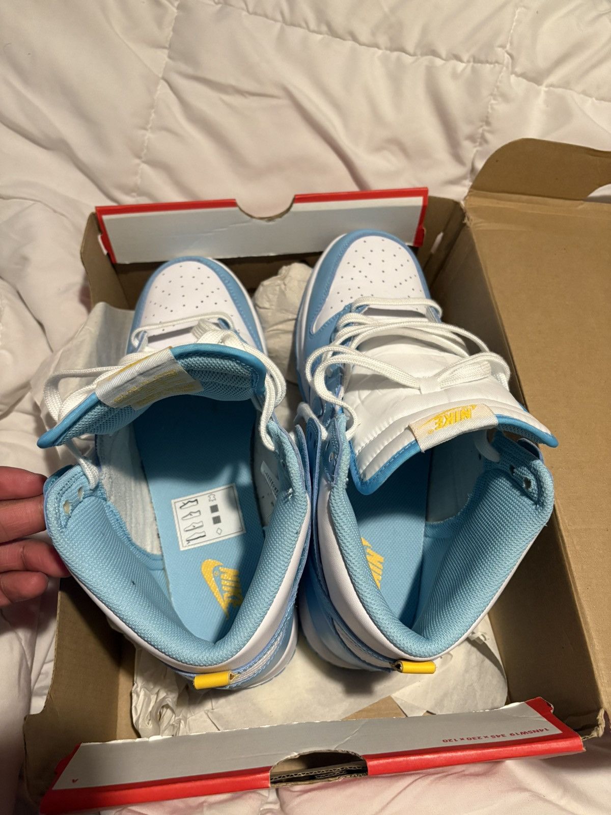 Nike Nike dunk blue chill hi retro size 10 Size US 10 / EU 43 - 4 Thumbnail