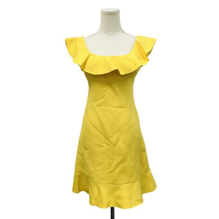 Valentino Valentino Yellow Ruffle Dress Size 38 Size XS / US 0-2 / IT 36-38 - 1 Thumbnail
