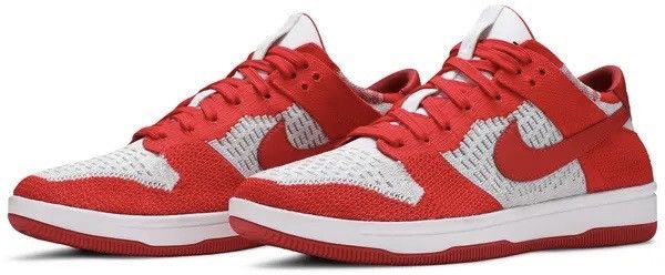 Nike Nike Dunk Low FLYKNIT "University Red" Size US 9 / EU 42 - 23 Thumbnail
