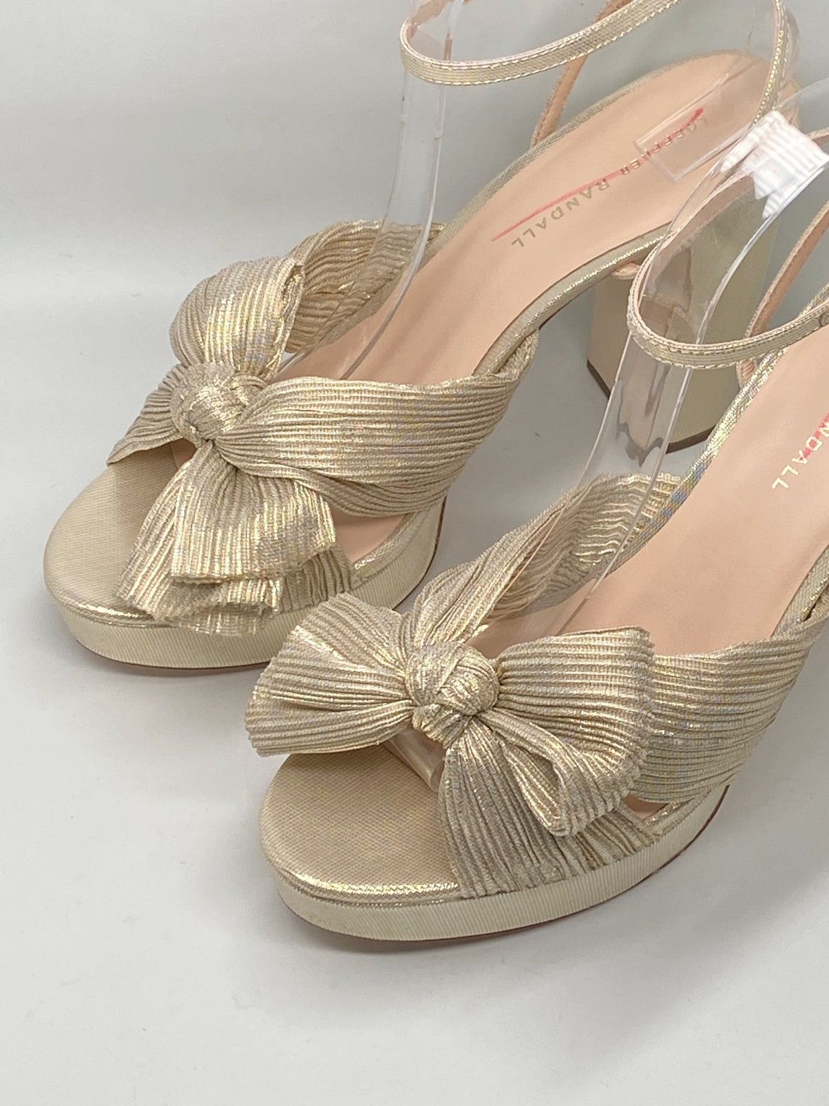 Loeffler Randall Loeffler Randall Natalia Pleated Platform Sandals size 10 Size US 10 / IT 40 - 6 Thumbnail