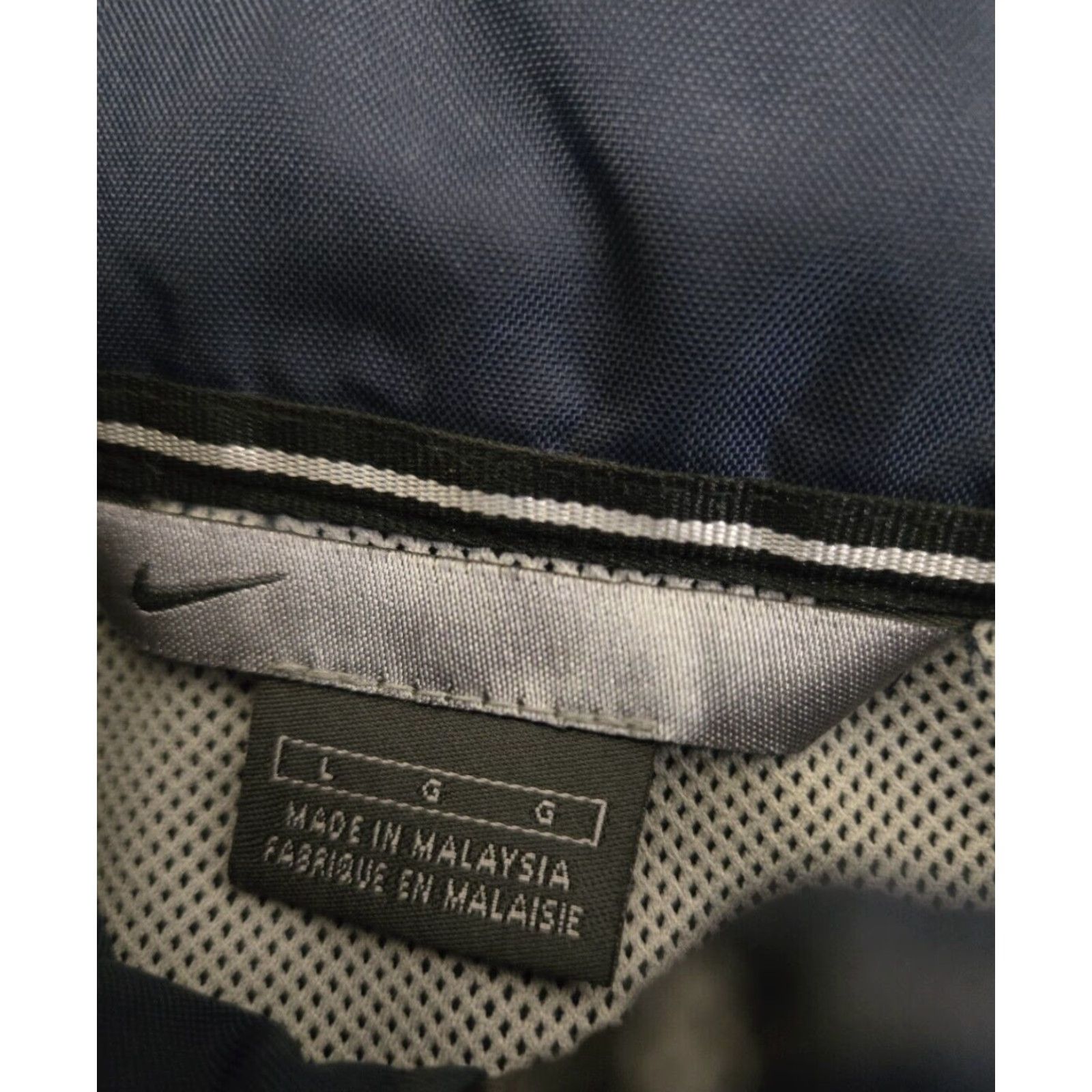 Nike VINTAGE Nike Jacket Windbreaker 1/4 Zip Pullover Large Blue Nike Air 90s Mens Size US L / EU 52-54 / 3 - 5 Thumbnail