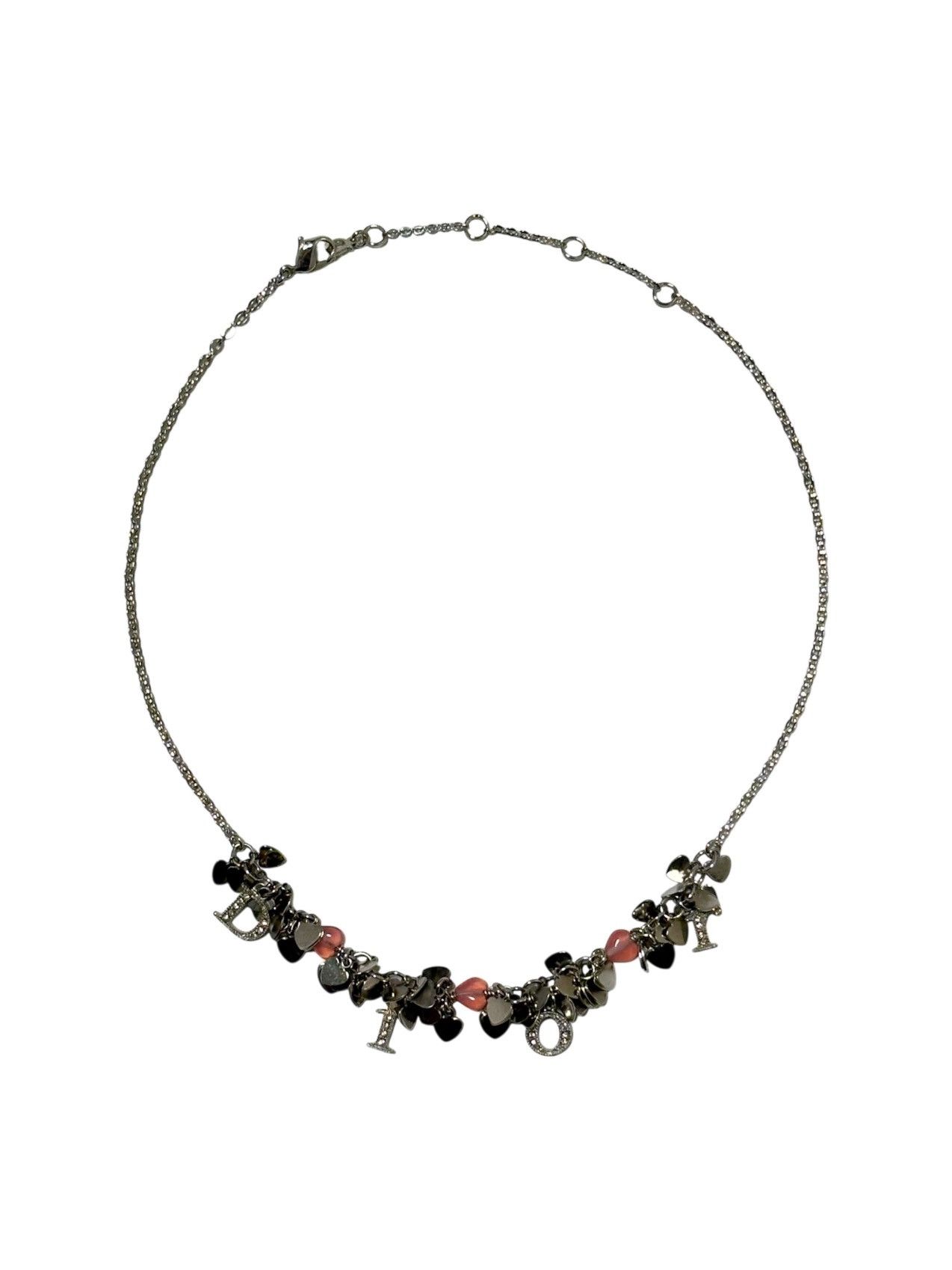 Dior CHRISTIAN DIOR Vintage Heart Sequin Necklace Size ONE SIZE - 1 Thumbnail