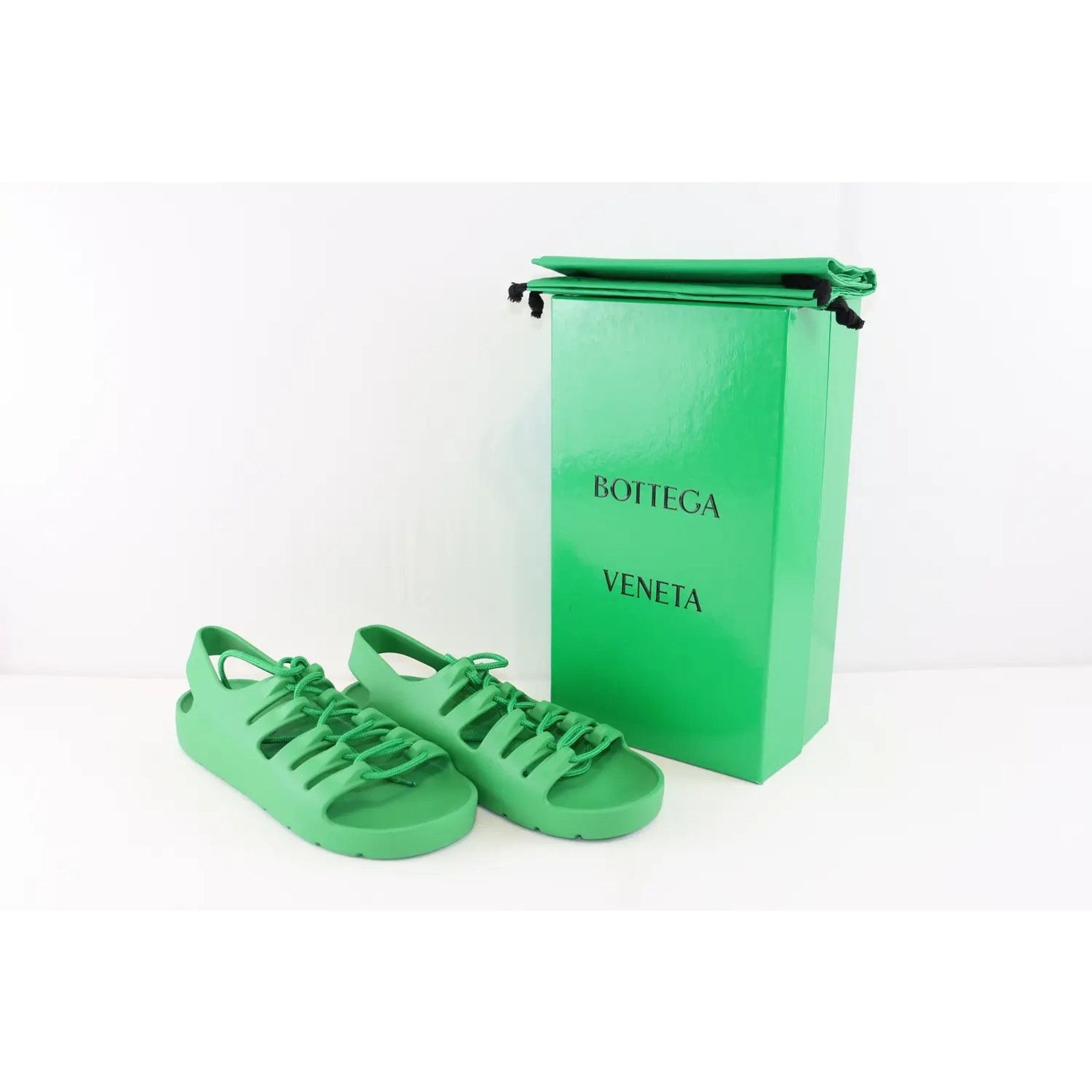 Bottega Veneta o1rshd1 Gel Rubber Jelly Sandal in Grass Size US 6 / EU 39 - 8 Thumbnail