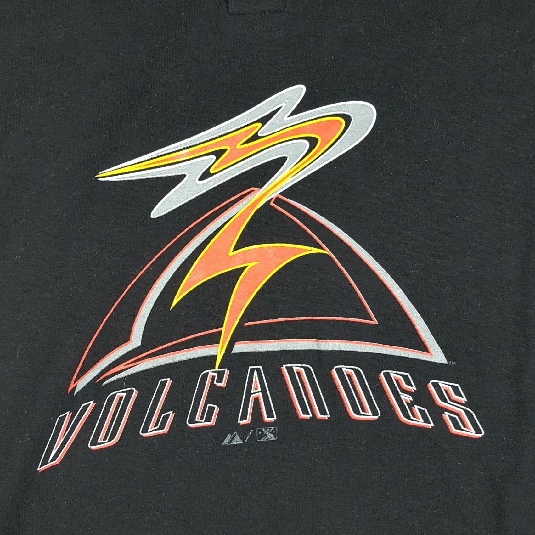 Vintage VINTAGE Majestic Salem-Keizer Volcanoes Men's S MILB Baseball Short Sleeve Henley T Shirt Black Size US S / EU 44-46 / 1 - 3 Thumbnail