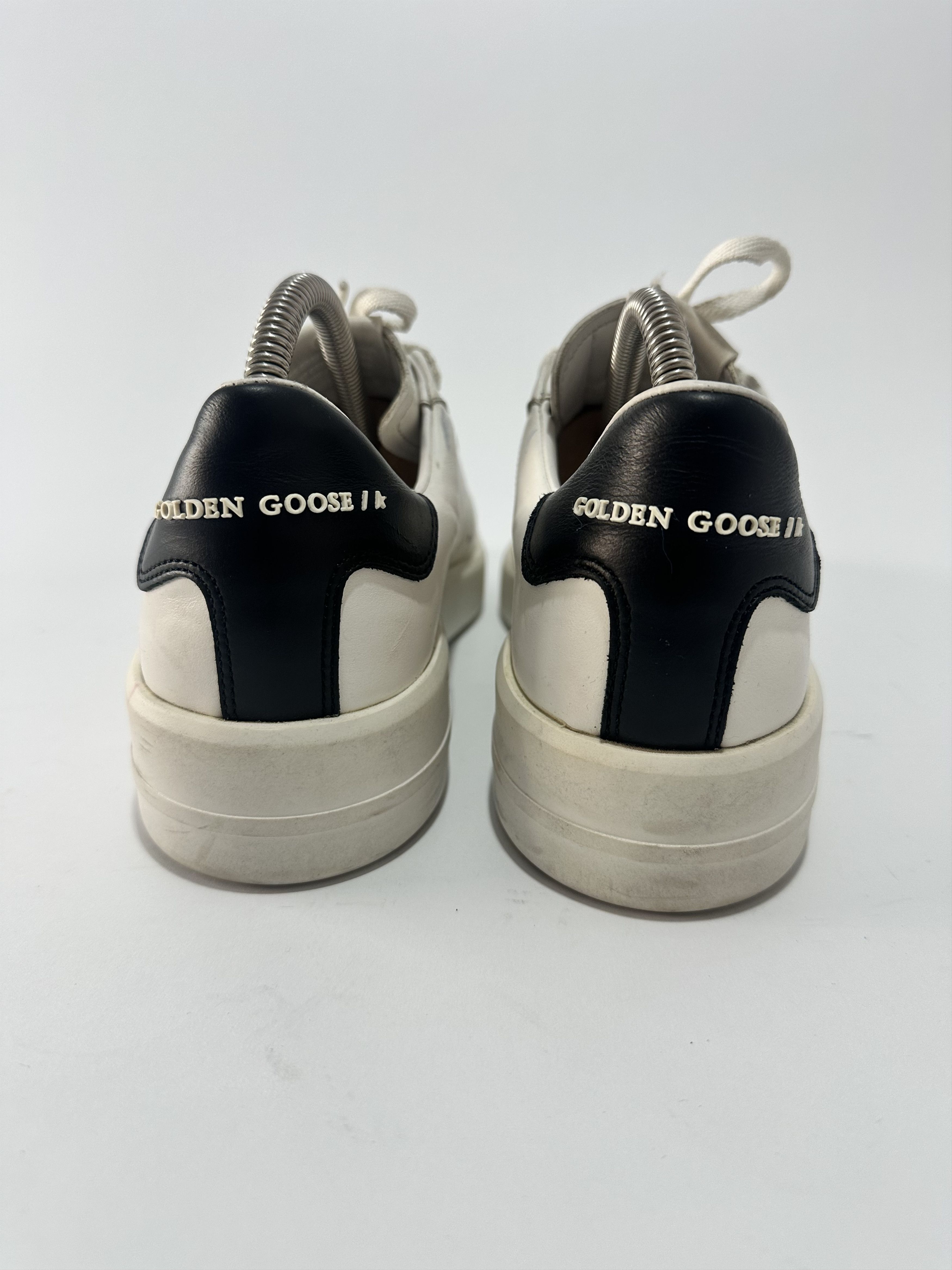Golden Goose Golden Goose White Leather Pure Star Sneakers Size 41 Size US 8 / EU 41 - 4 Thumbnail