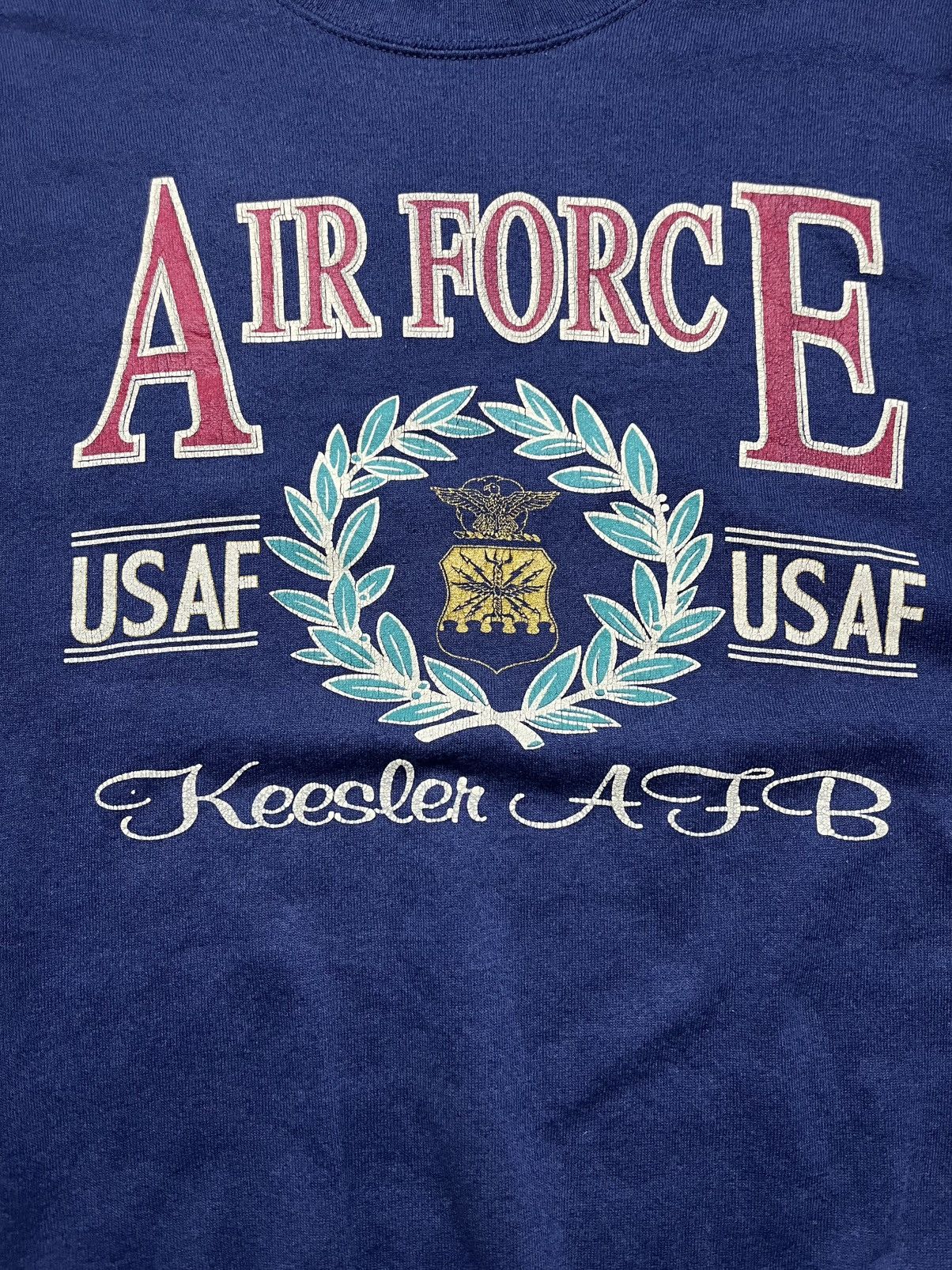 Vintage Vintage Us Air Force sweatshirt Size US XL / EU 56 / 4 - 2 Thumbnail