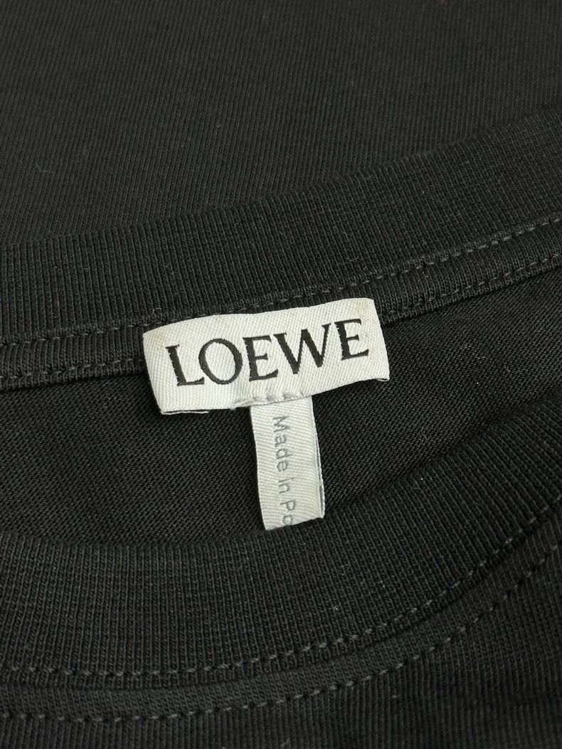 Loewe LOEWE Black letter color embroidered logo short sleeve T-s Size XS / US 0-2 / IT 36-38 - 4 Thumbnail