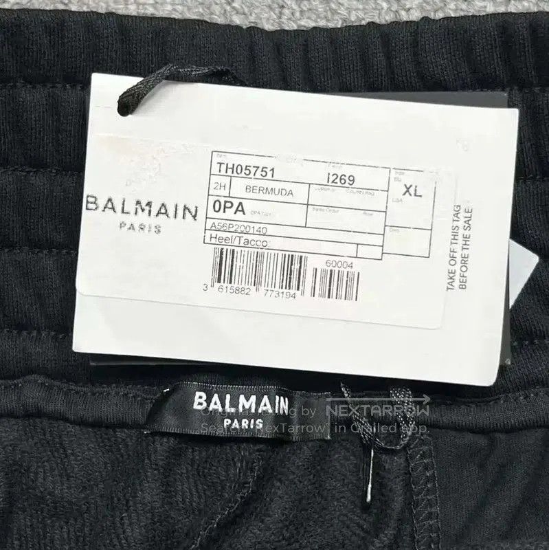 Balmain Balmain Black Cotton Men's Shorts XL . Size US 34 / EU 50 - 3 Thumbnail
