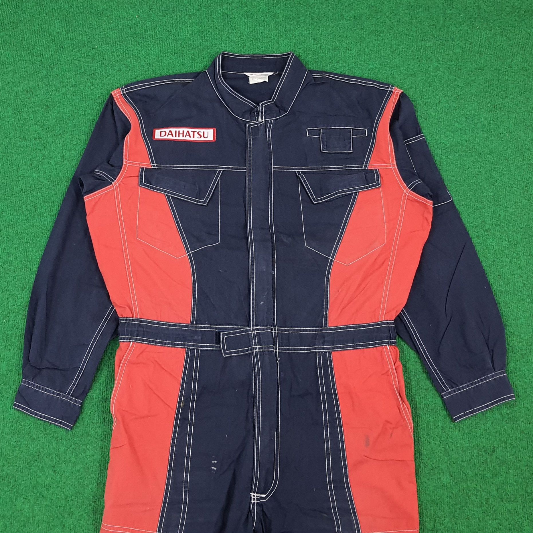 Japanese Brand × Vintage Vintage Daihatsu Motorsports Japan Racing Mechanics Coverall Size US XL / EU 56 / 4 - 3 Thumbnail