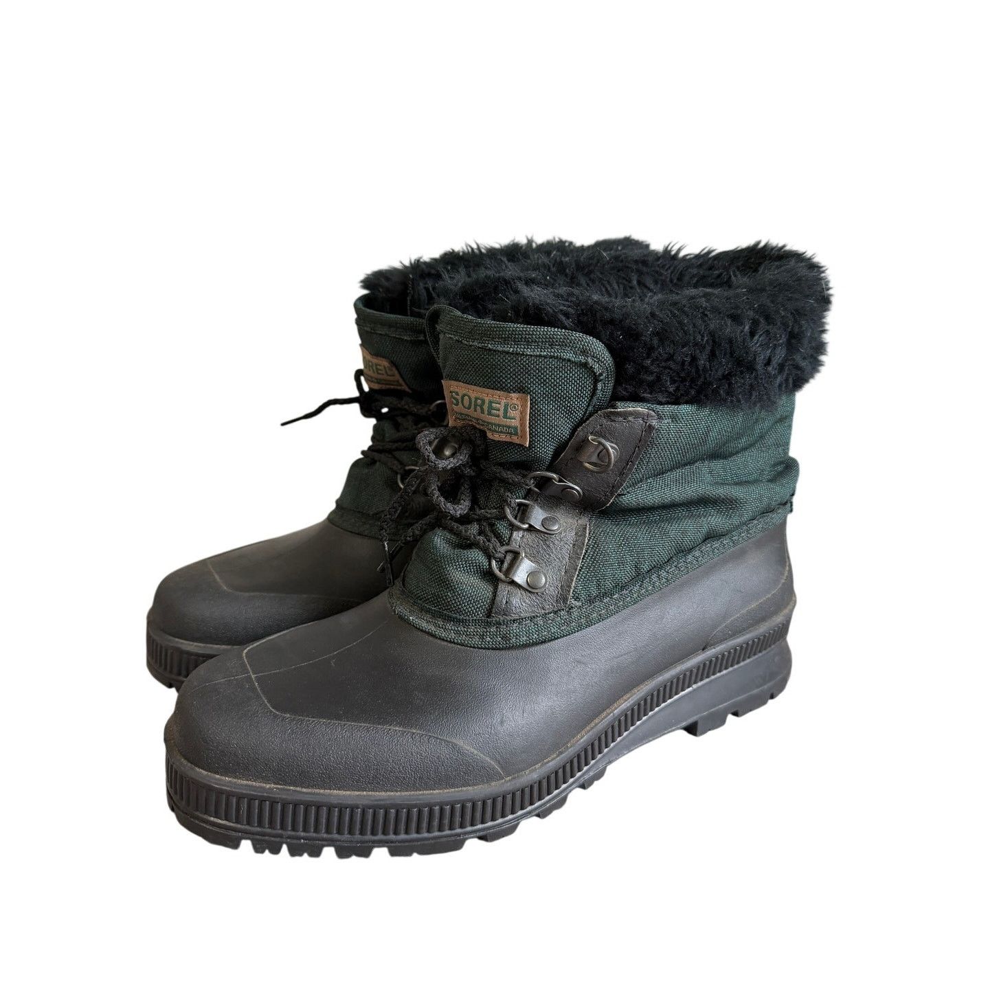 SOREL Sorel Dark Green and Black Winter Boots Women's Size 11 Size US 11 / IT 41 - 1 Thumbnail