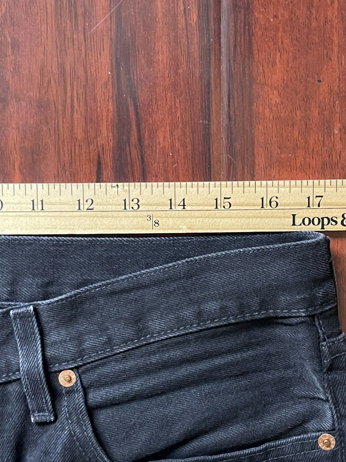 DENIM TEARS × Levi's Levi’s x DENIM TEARS 501 Black Denim Jeans 34W x 34L Size US 34 / EU 50 - 13 Thumbnail