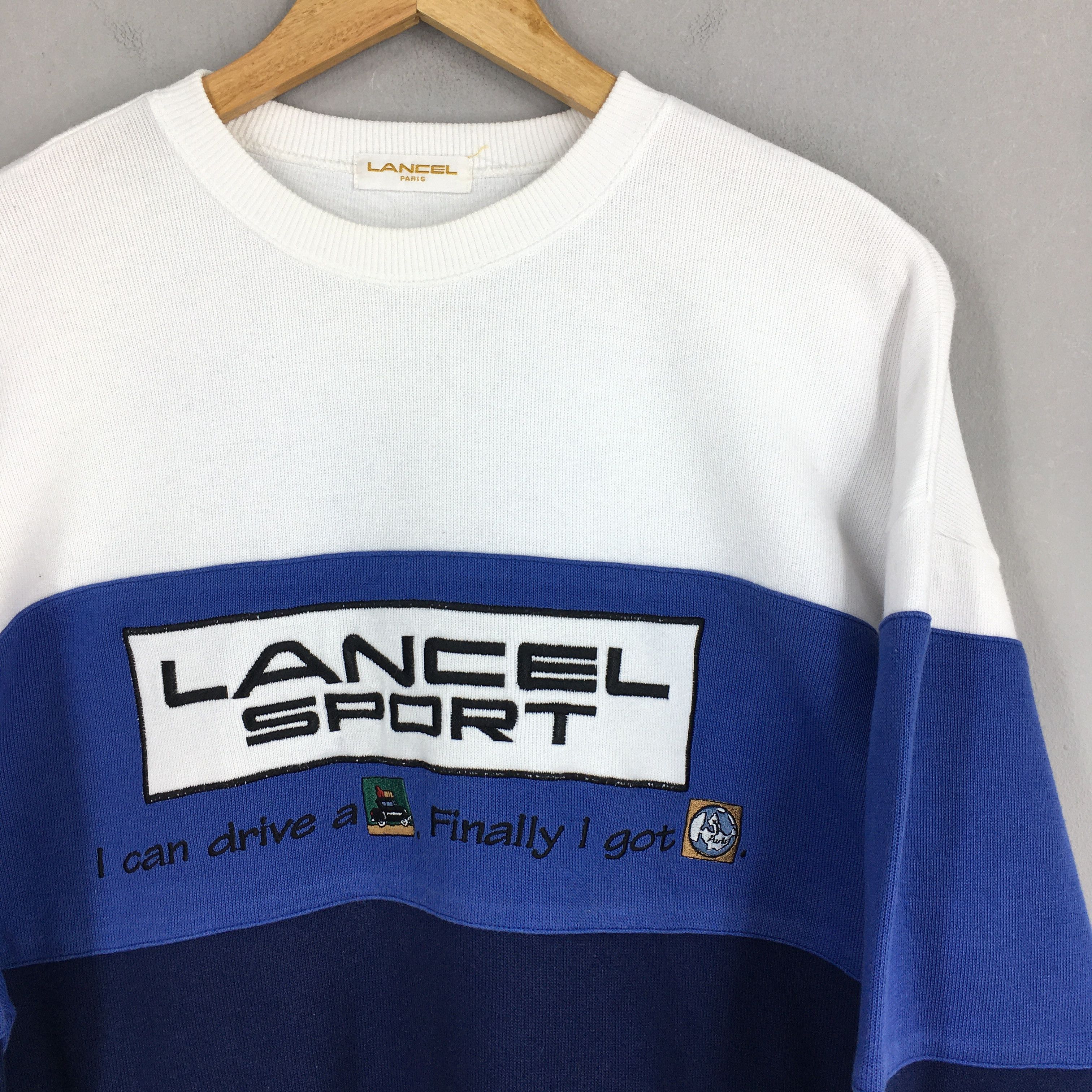 Lancel Lancel Paris Multicolor Stripes Sweatshirt Medium Size US M / EU 48-50 / 2 - 2 Thumbnail