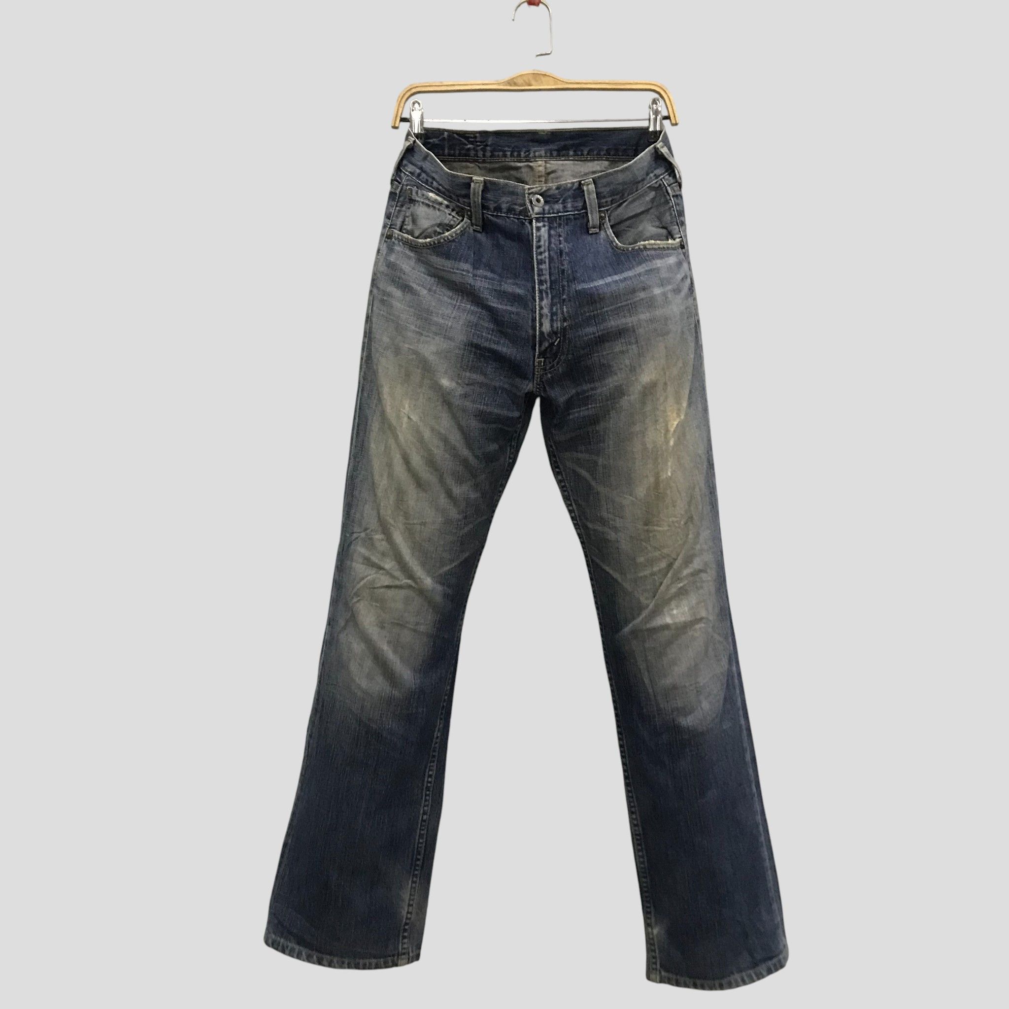 Levi's Vintage Levi’s 503 Jeans Distressed Faded Blue Size US 31 - 1 Thumbnail