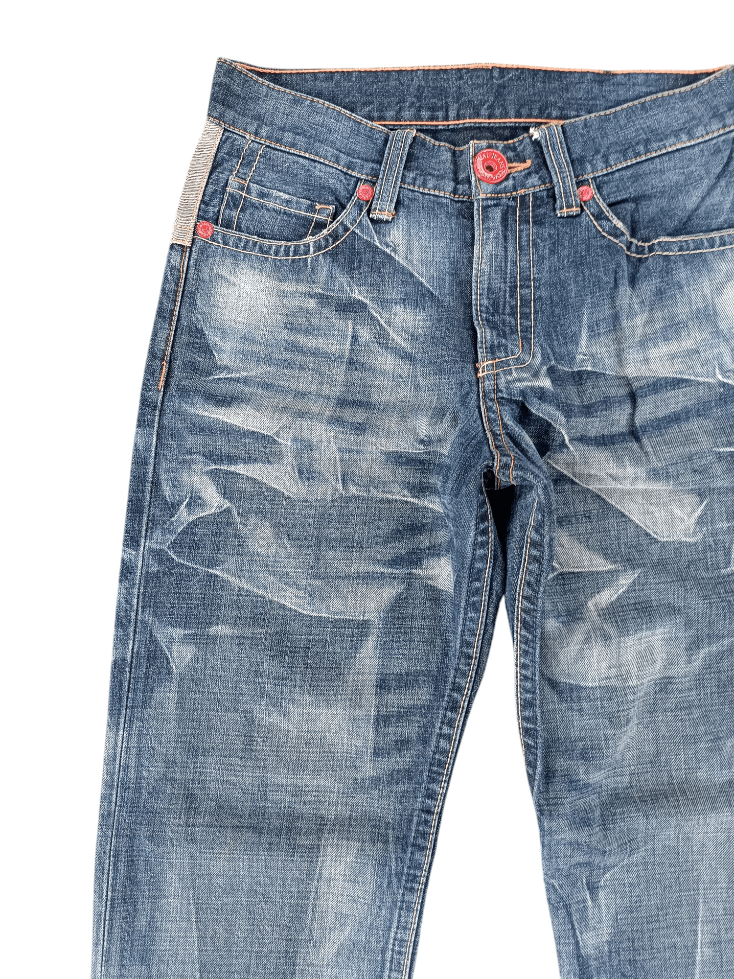 Japanese Brand Steals‼️Vintage Co&Lu 56 Big Logo Japanese Denim Jeans Size US 30 / EU 46 - 8 Thumbnail