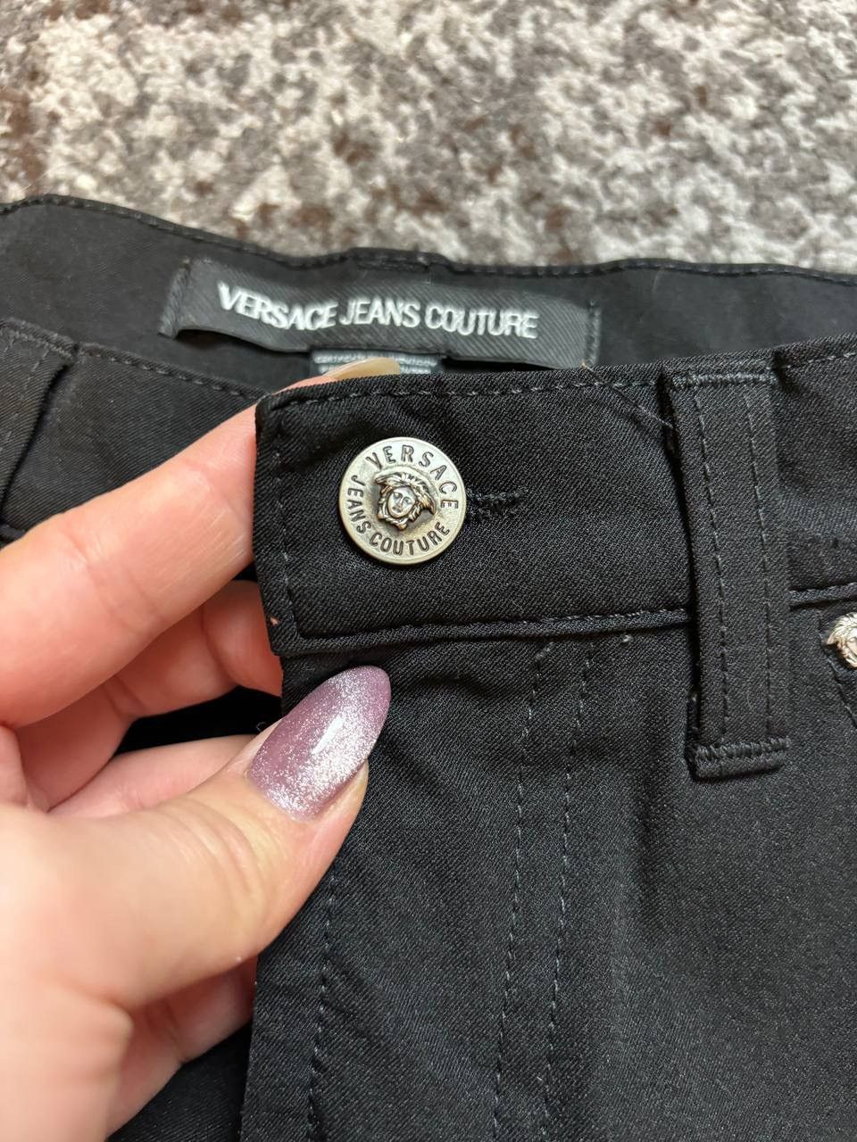 Versace × Versace Jeans Couture × Vintage Vintage Y2K Jeans Couture Stretch Opium Shade Pants Size US 28 / EU 44 - 4 Thumbnail