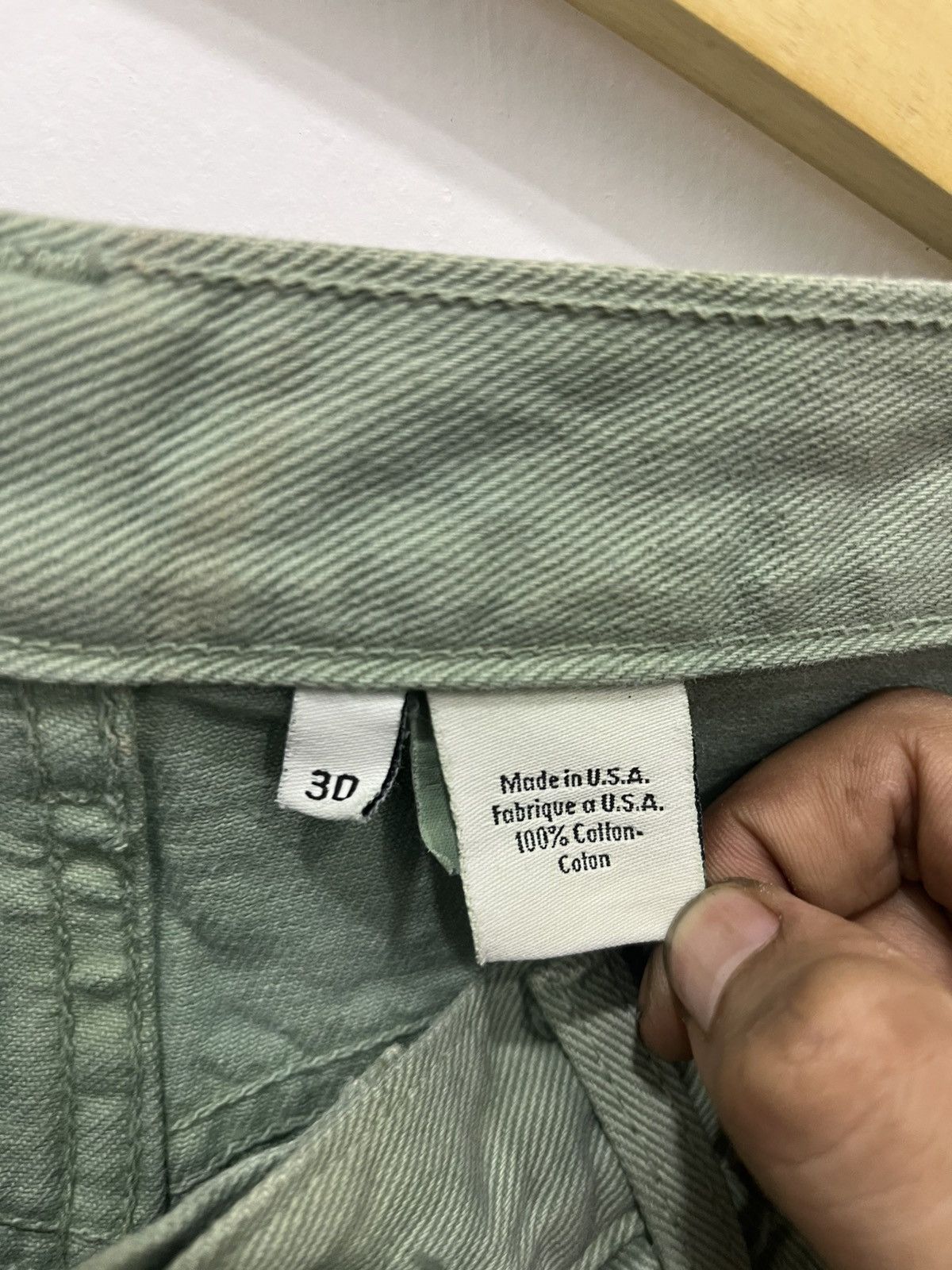 Calvin Klein Vintage 90s Calvin Klein Out Baggy Fit Denim Jeans Green Size US 30 / EU 46 - 7 Thumbnail