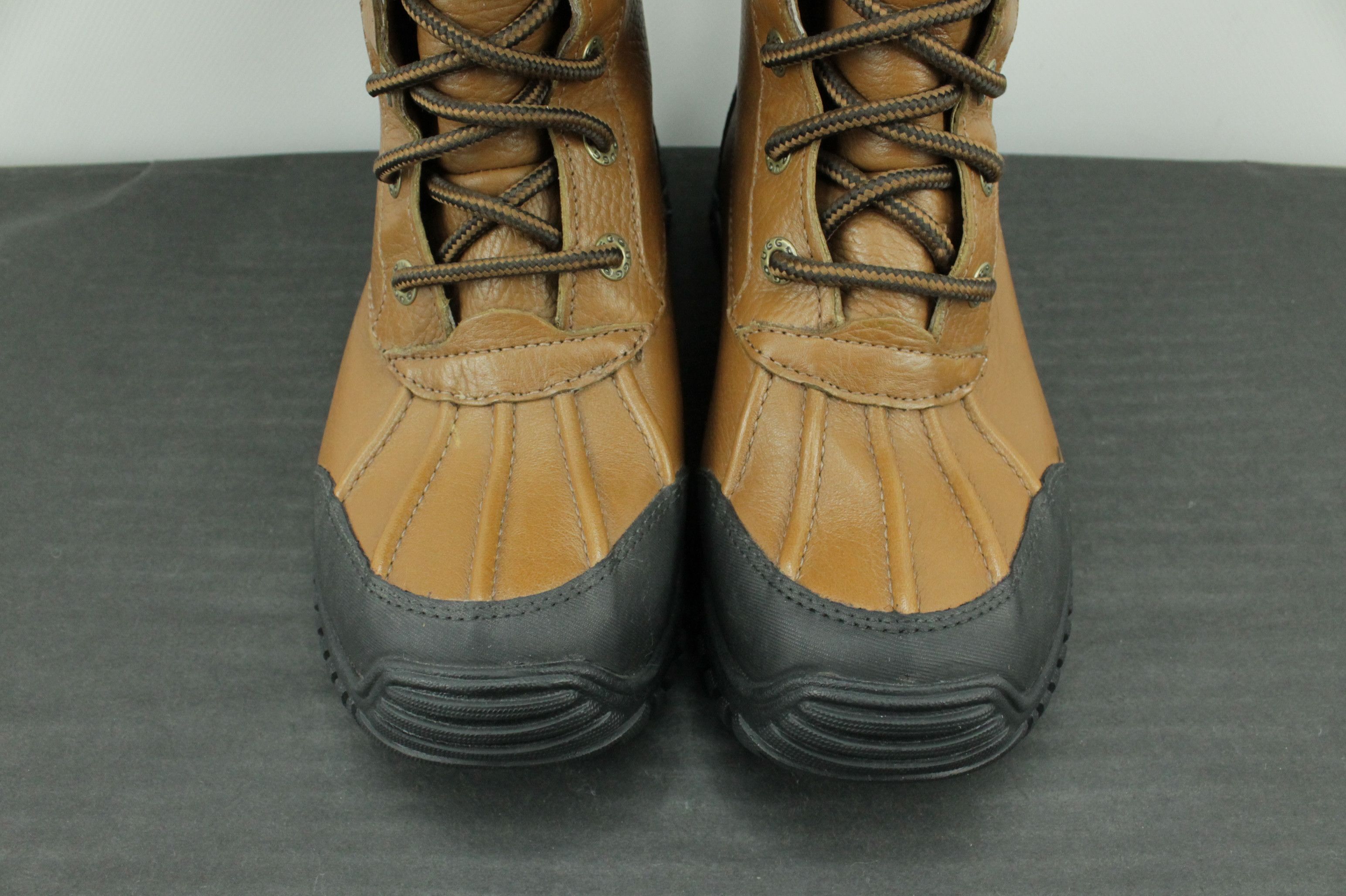 Ugg UGG Adirondack Tall III Chestnut Leather Fur Boots 5498 Size US 5 / IT 35 - 4 Thumbnail