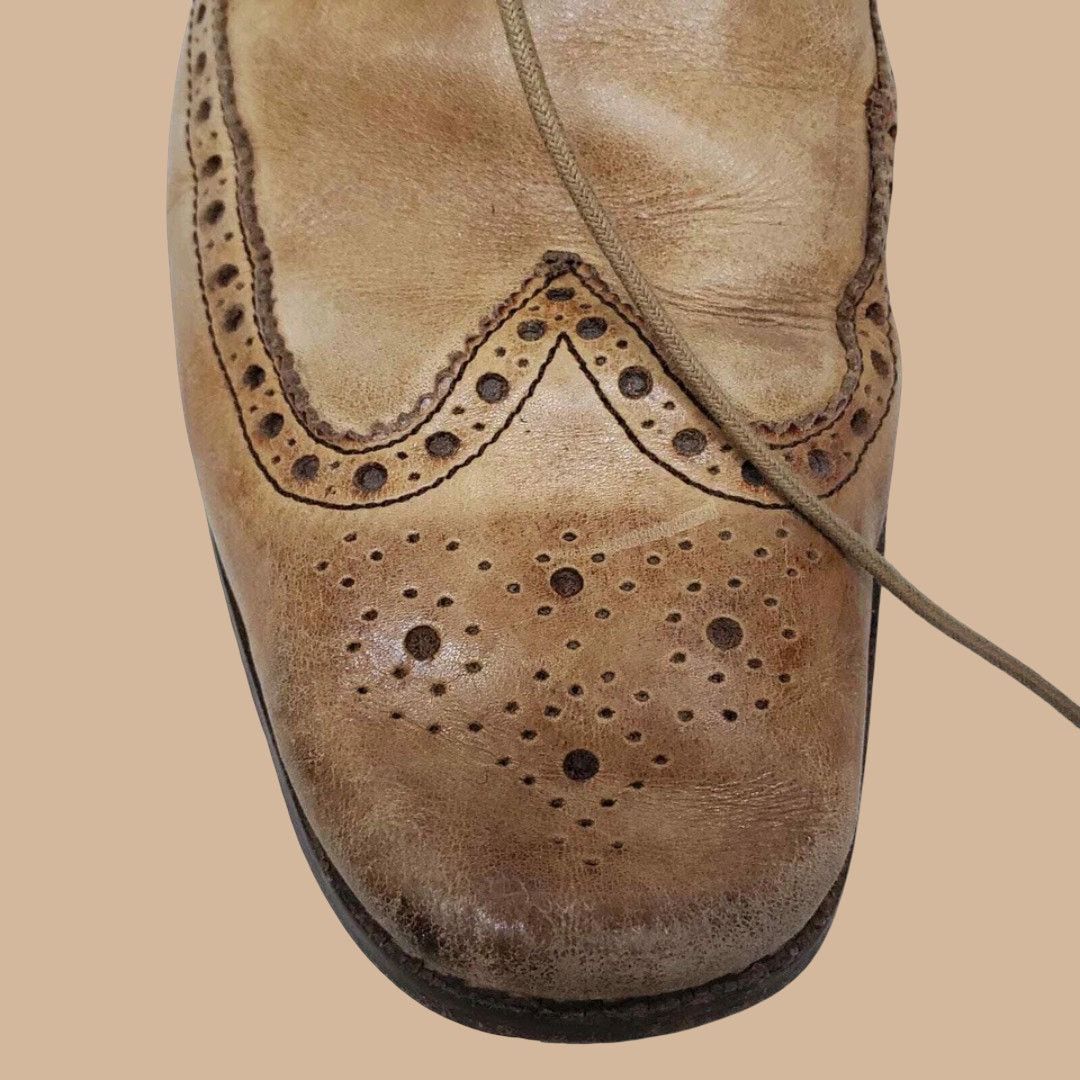 Cole Haan Cole Haan Wingtip Giraldo Derby Brogue Leather Goodyear Sole Size US 9 / EU 42 - 3 Thumbnail