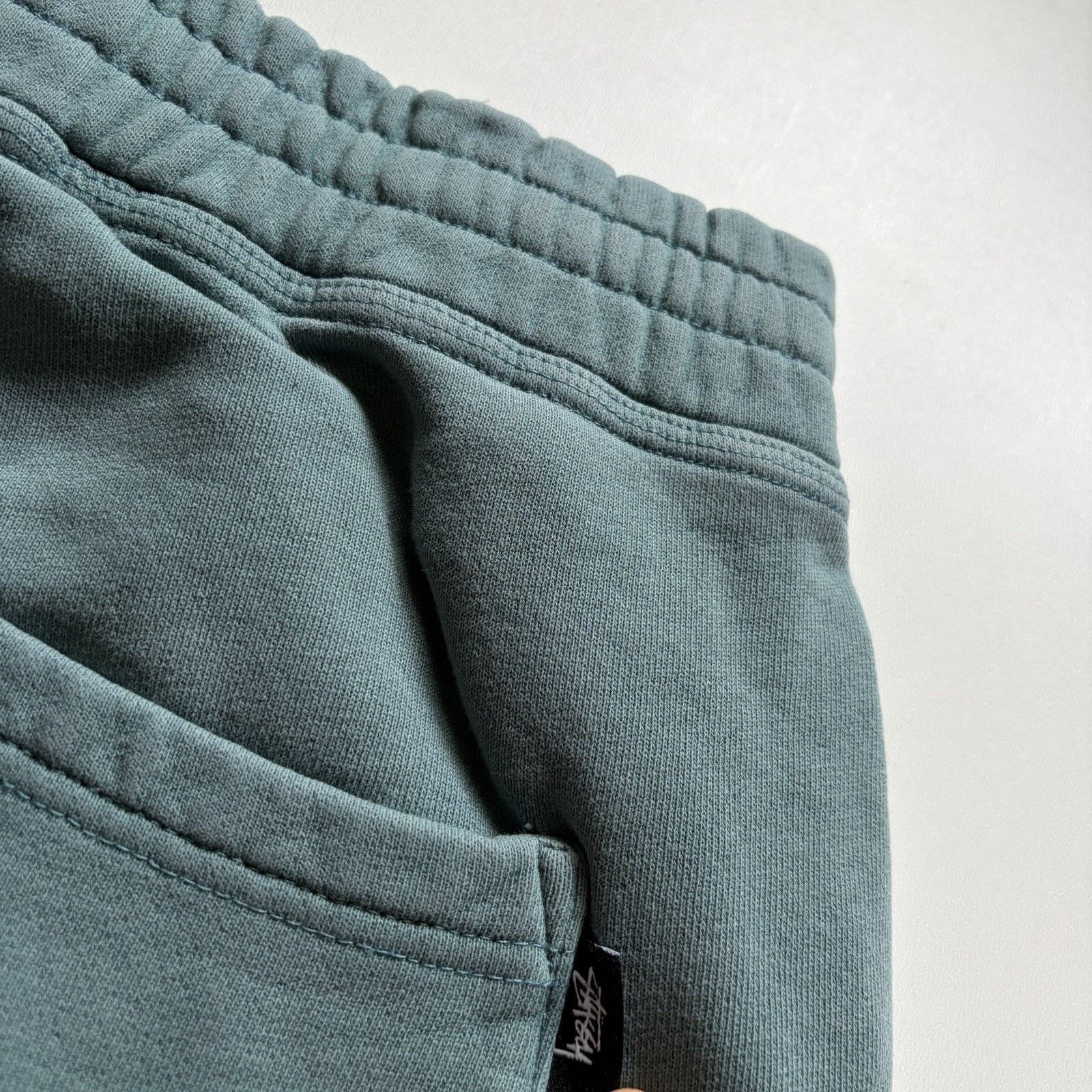 Stussy Stussy Sweatpants Medium Teal Green Embroidered Basic Logo Size US 32 / EU 48 - 7 Thumbnail