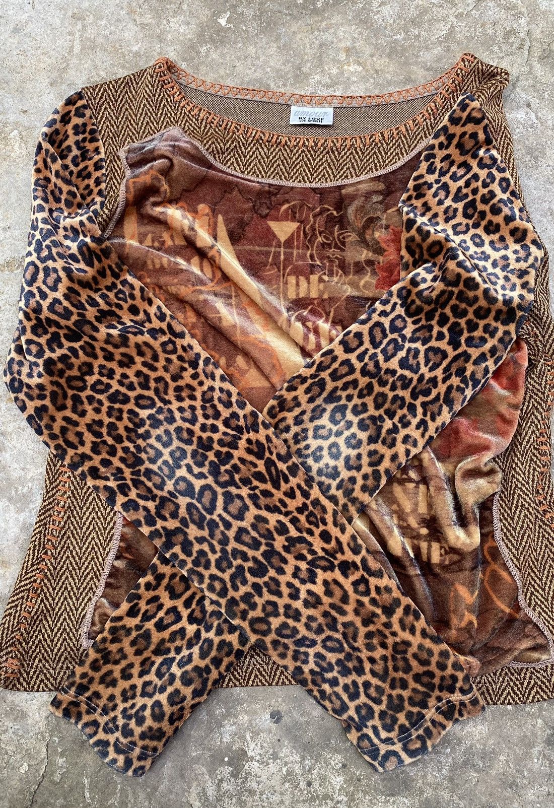 Japanese Brand Amour by love USA patchwork y2k top Size M / US 6-8 / IT 42-44 - 7 Thumbnail