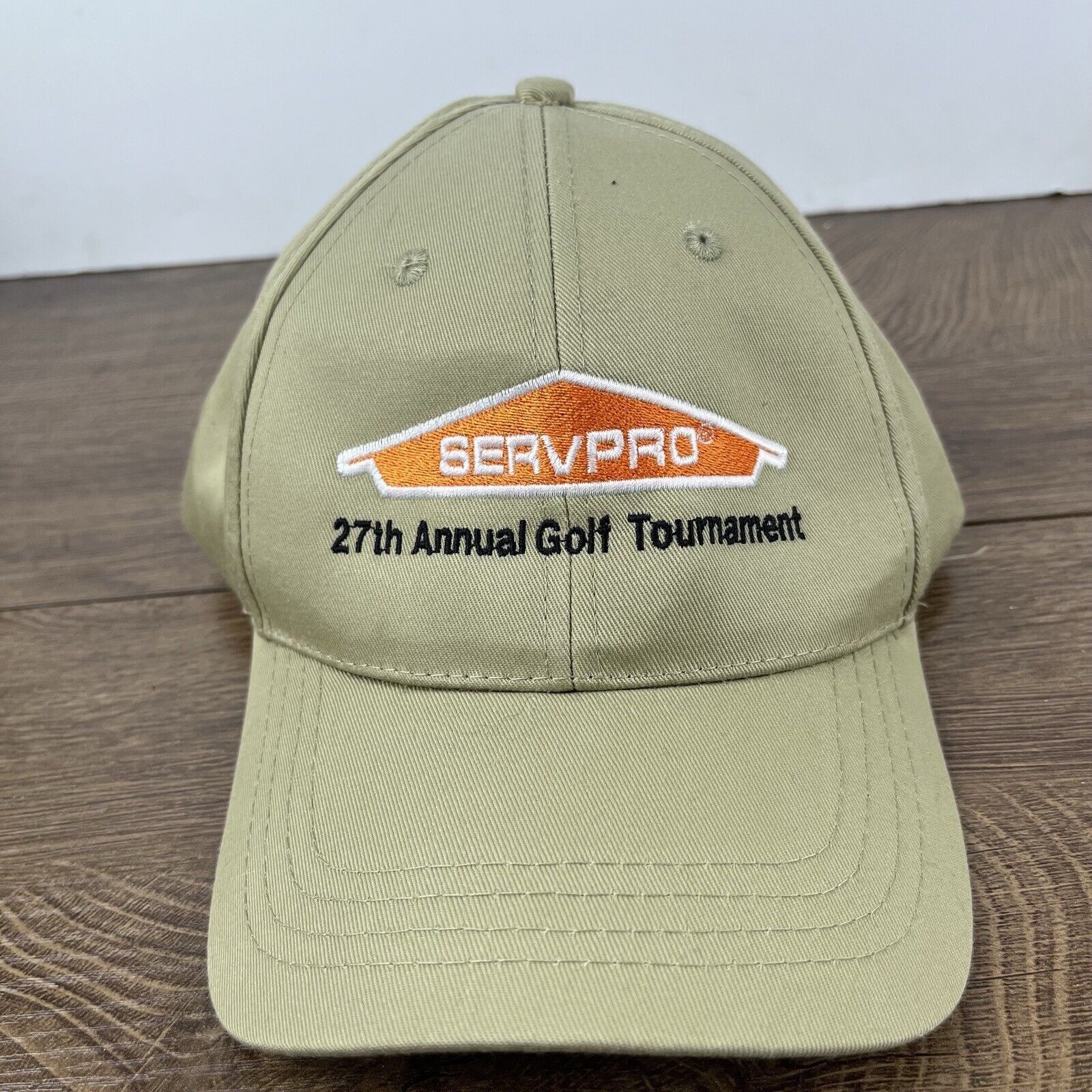 Other Servpro Hat 27th Annual Golf Tournament Adjustable Hat Tan B Size ONE SIZE - 5 Thumbnail