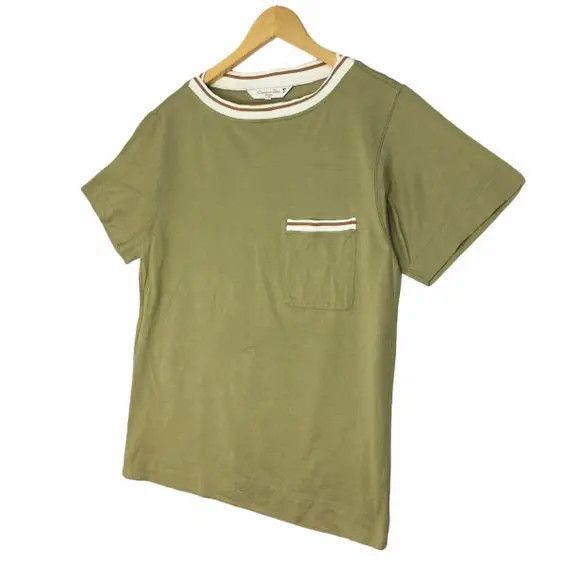 Christian Dior Monsieur Vtg CHRISTIAN DIOR PARIS Sports Pocket Ringer Tee Shirt Size L / US 10 / IT 46 - 4 Thumbnail