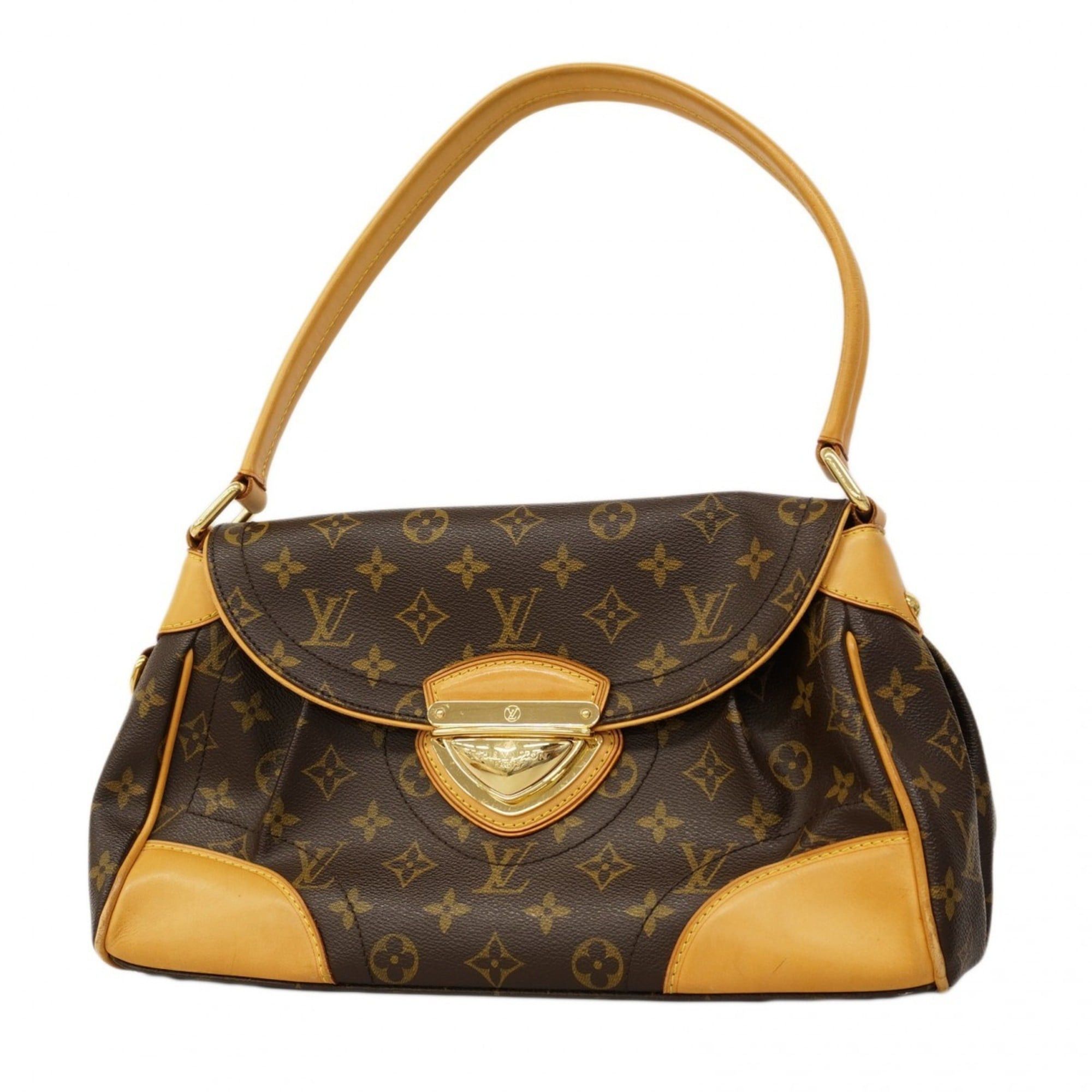 Louis Vuitton Monogram Beverly MM Shoulder Bag M40121 Brown Women's