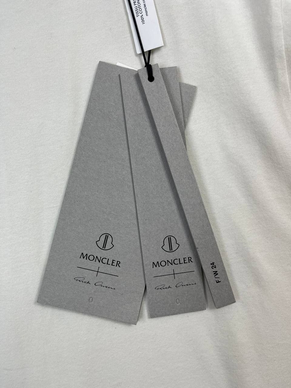 Moncler Moncler x Rick Owens Crewneck T Shirt Milk NWT M4630 Mens M Size US M / EU 48-50 / 2 - 3 Thumbnail