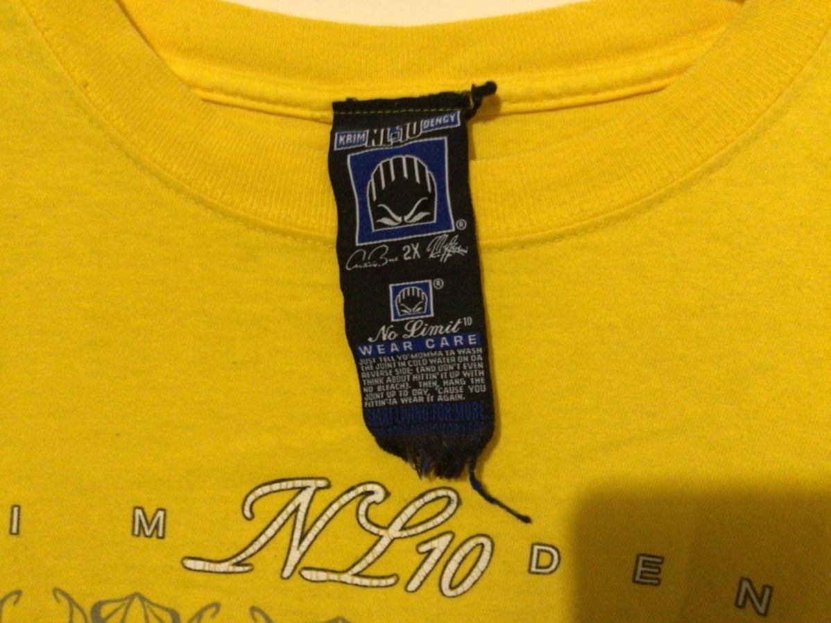 Rap Tees Vintage No Limit Records Shirt 2XL Rare Rap T Krimnl 10dency Size US XXL / EU 58 / 5 - 7 Thumbnail