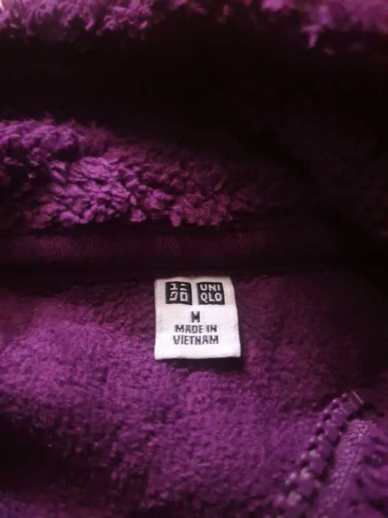 Japanese Brand Uniqlo purple colour Japanese brand Fleece sweater Size M / US 6-8 / IT 42-44 - 3 Thumbnail