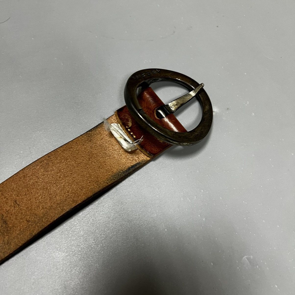 Diesel Vintage Diesel Leather old Belt Size ONE SIZE - 16 Thumbnail